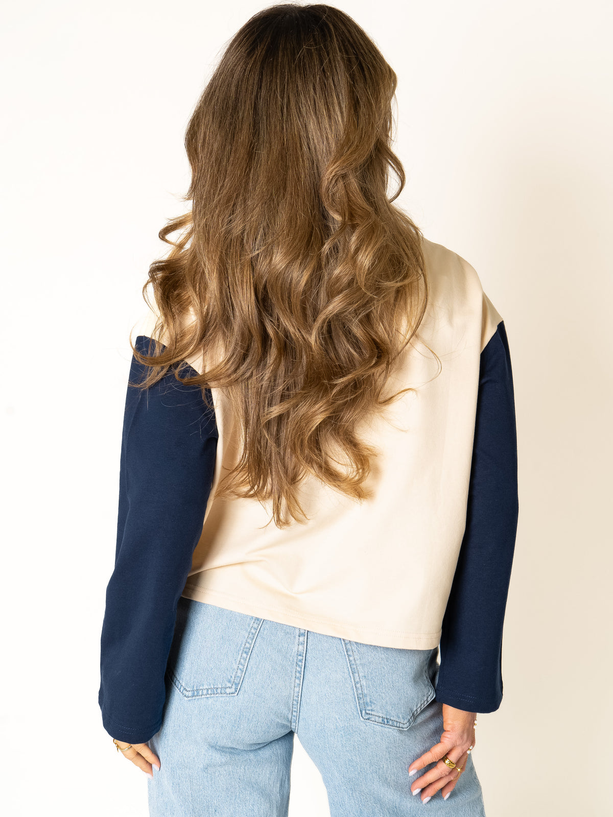 Oversized Longsleeve Blueberry Cream