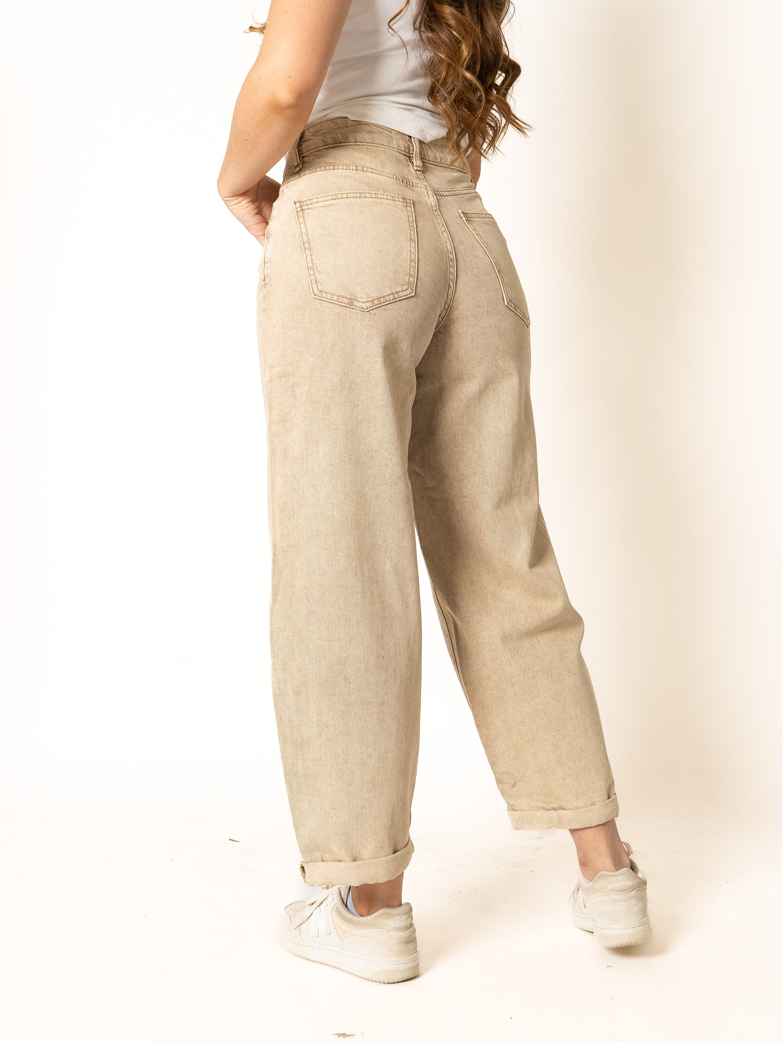 Ballon Fit Jeans Roasted Almonds