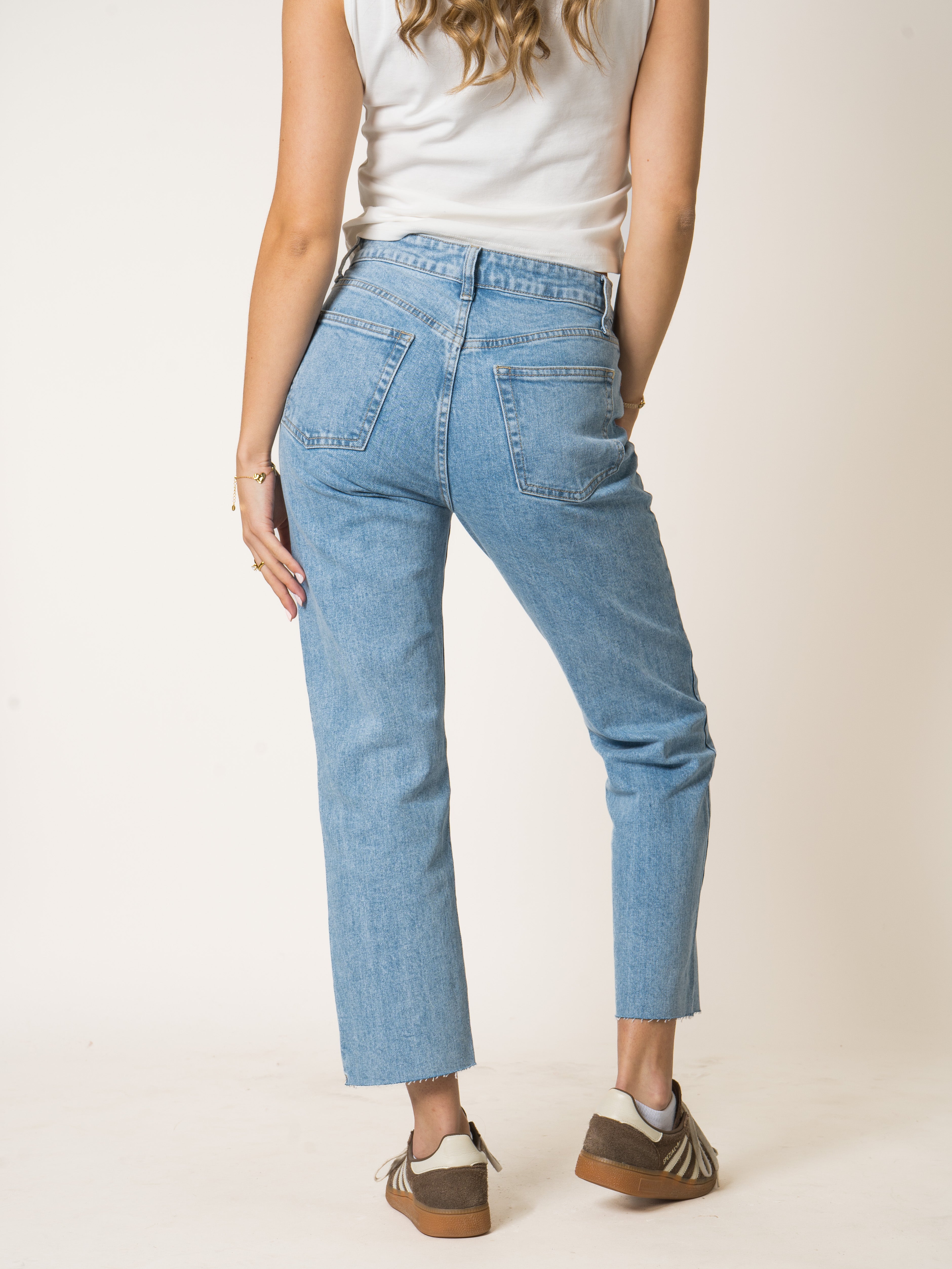 Blueberry Mom Fit Jeans