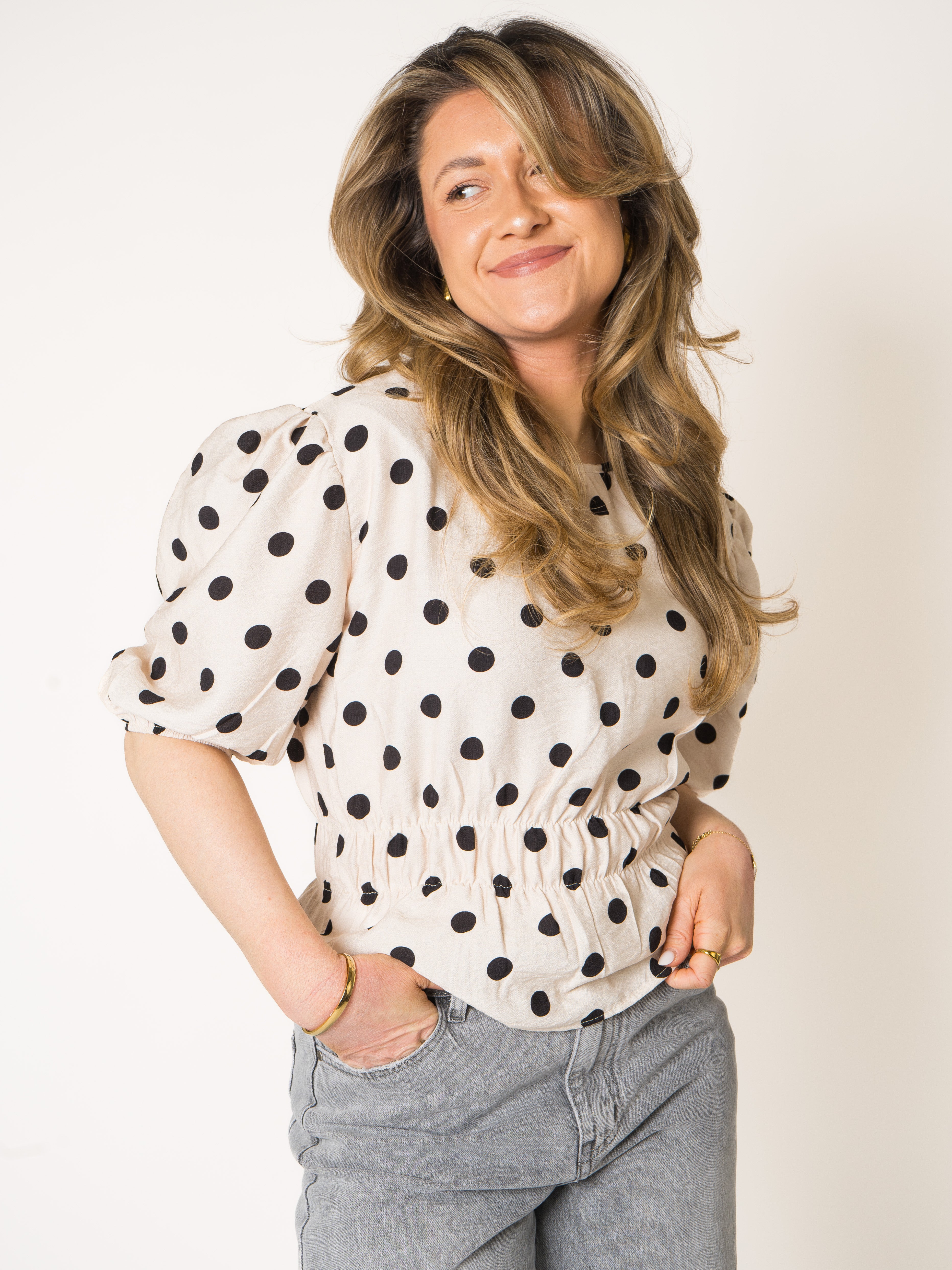 Polka Dot Blouse