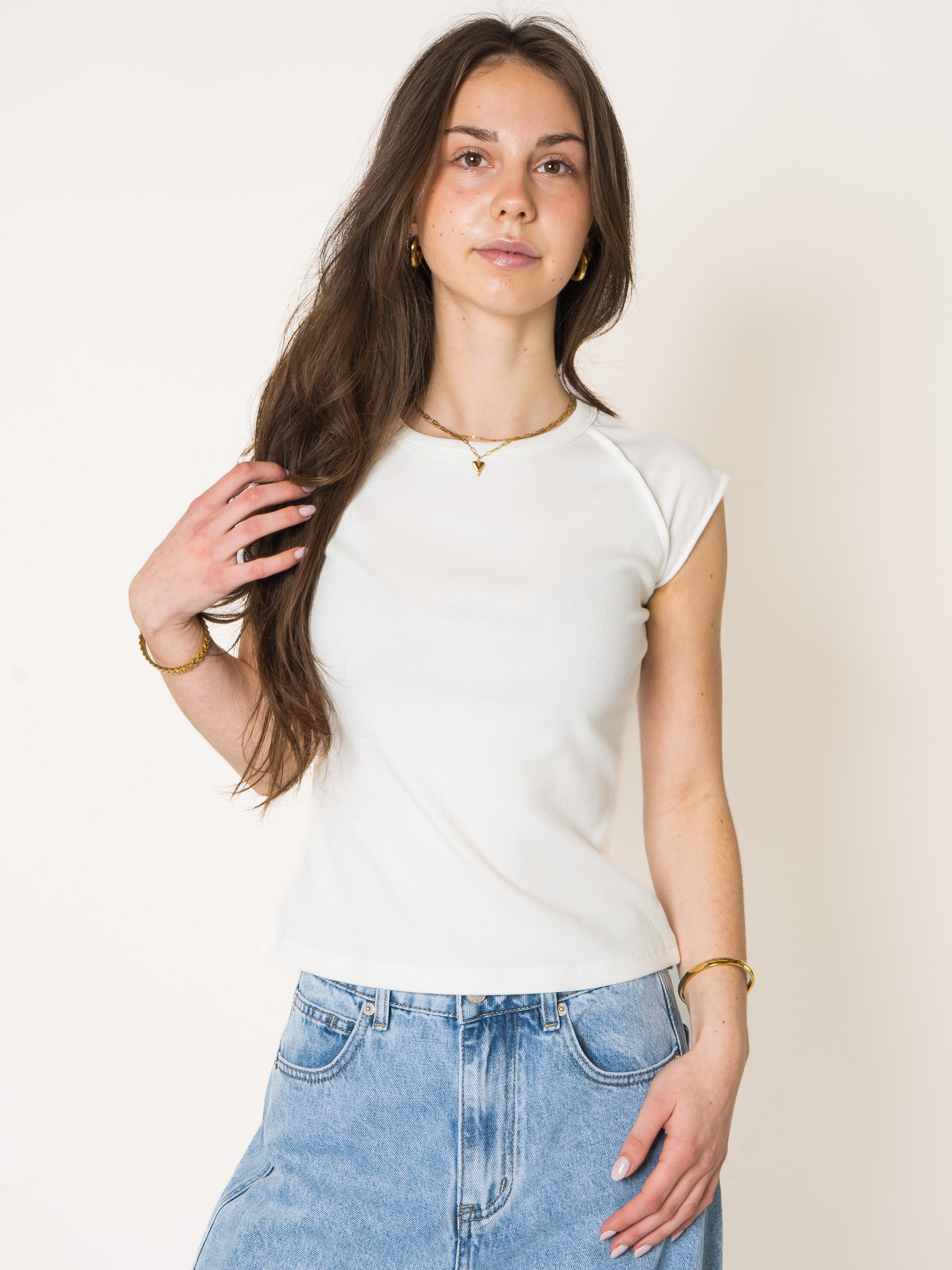 Soft Ribbed Tee