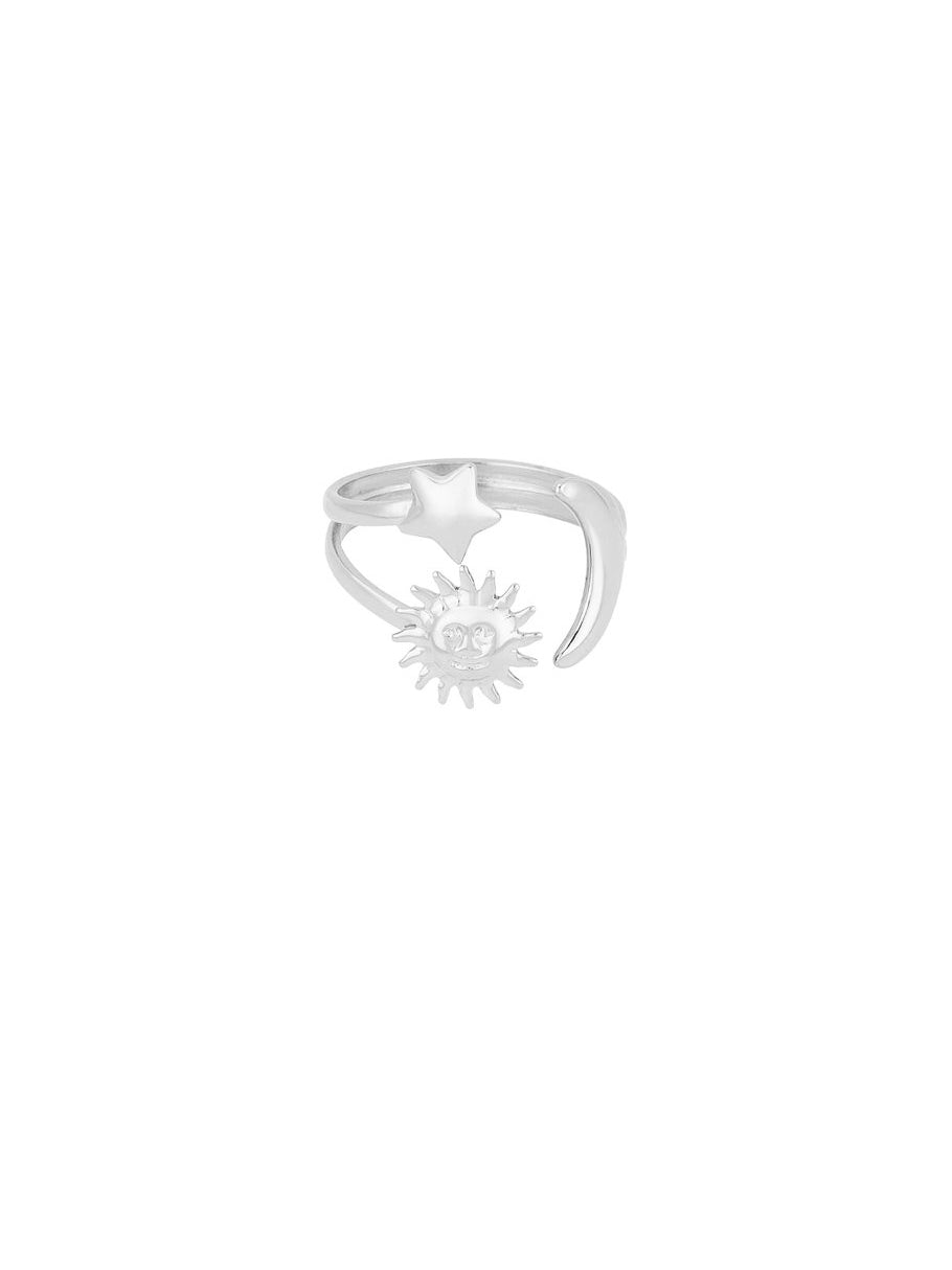 Sonne Mond Sterne Ring
