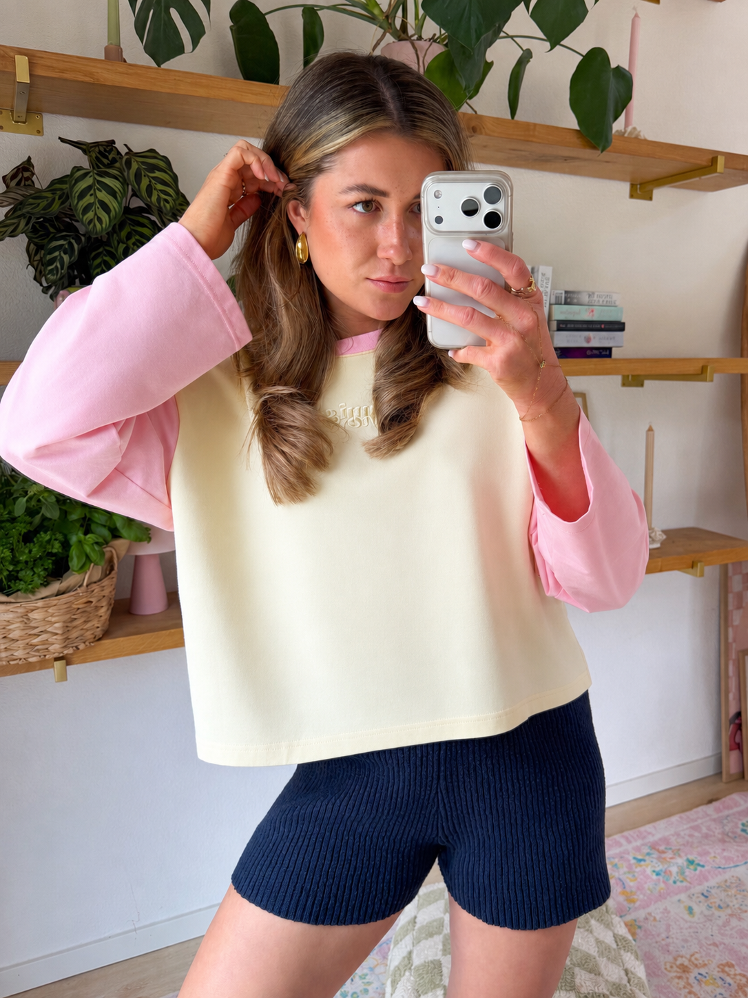 LUCKY DEAL 2274 Oversized Longsleeve - Pink Lemonade - vom Umtausch ausgeschlossen -