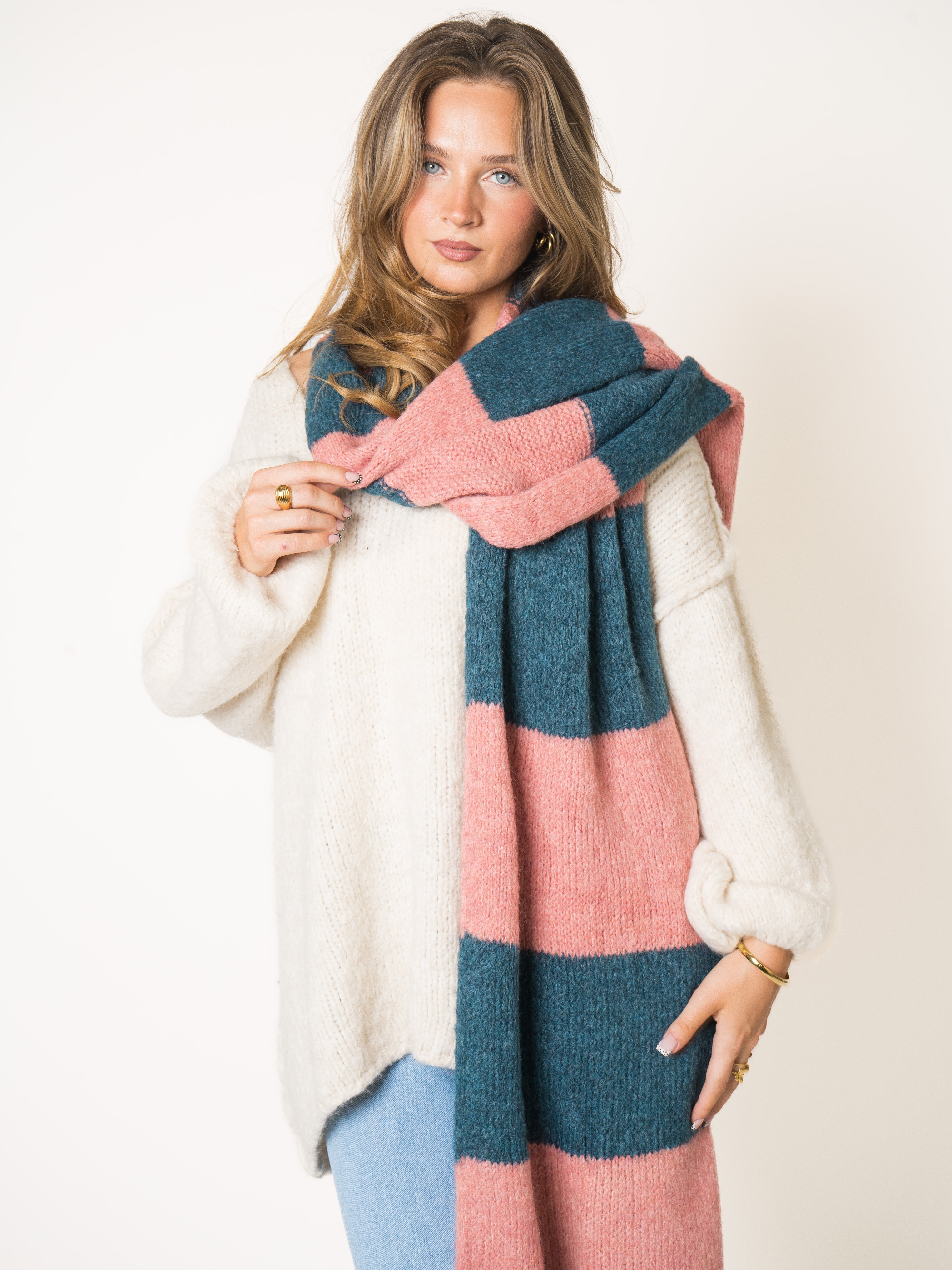 #Farbe_Rosa mit Petrol