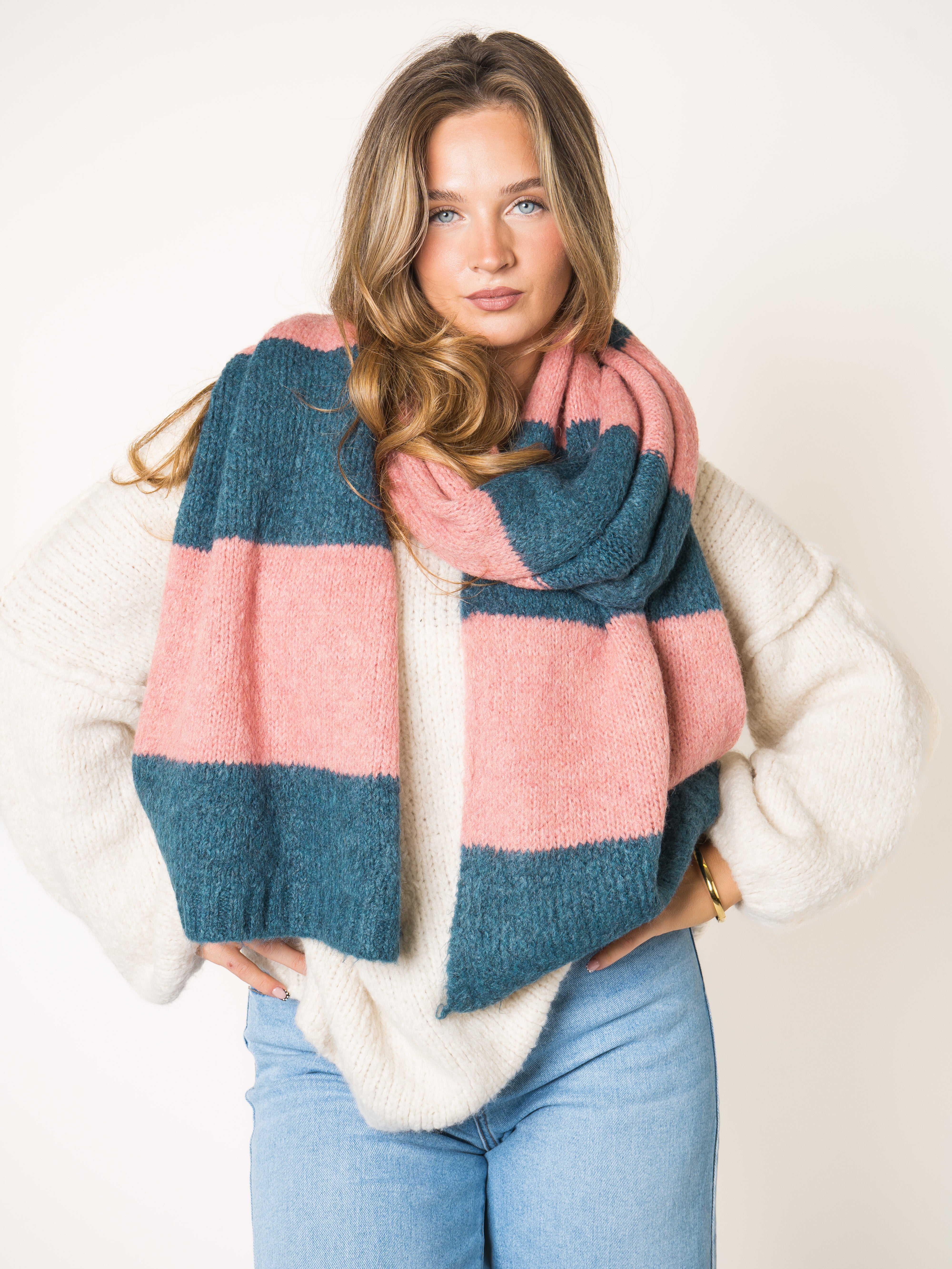 #Farbe_Rosa mit Petrol