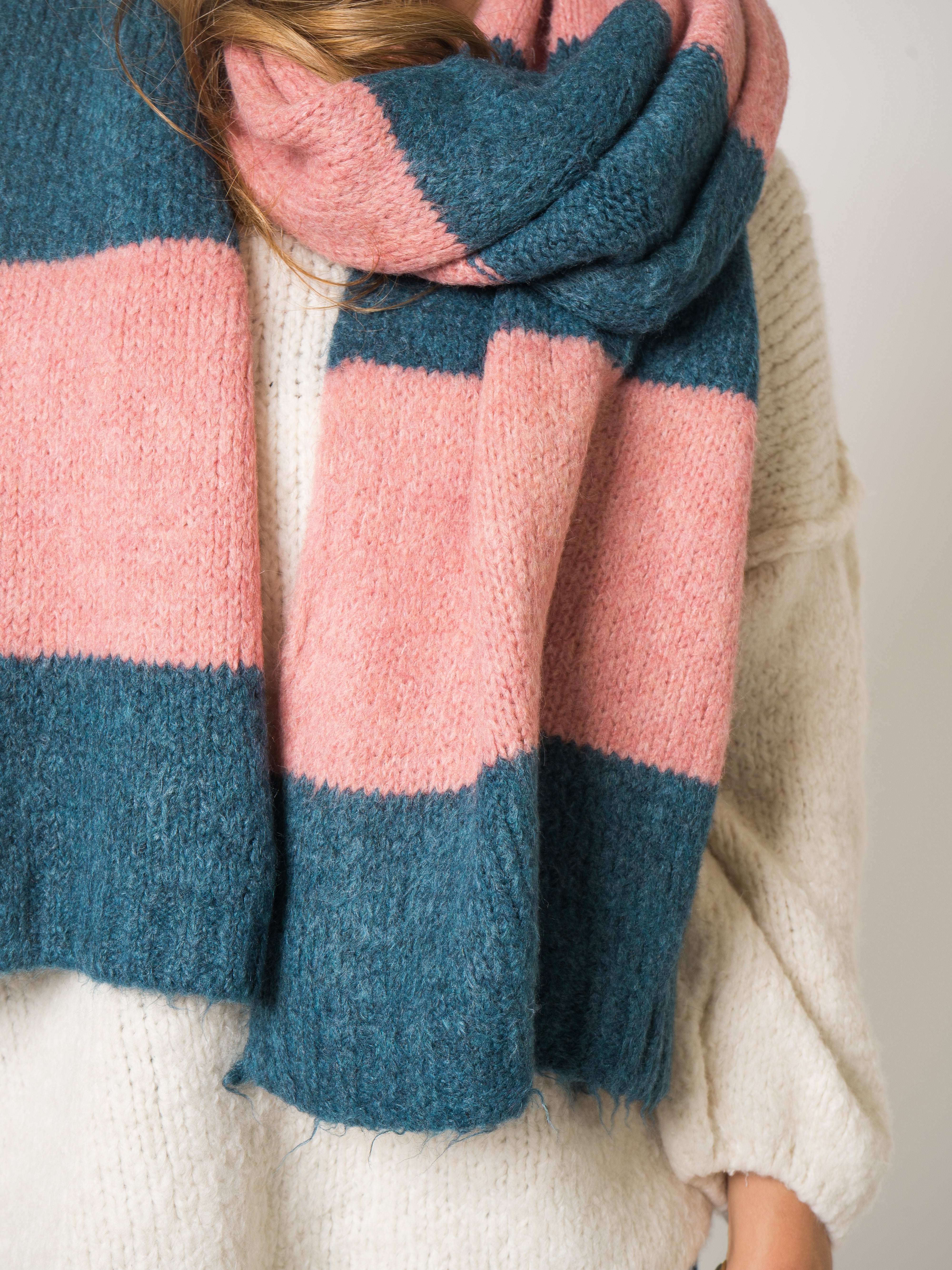 #Farbe_Rosa mit Petrol