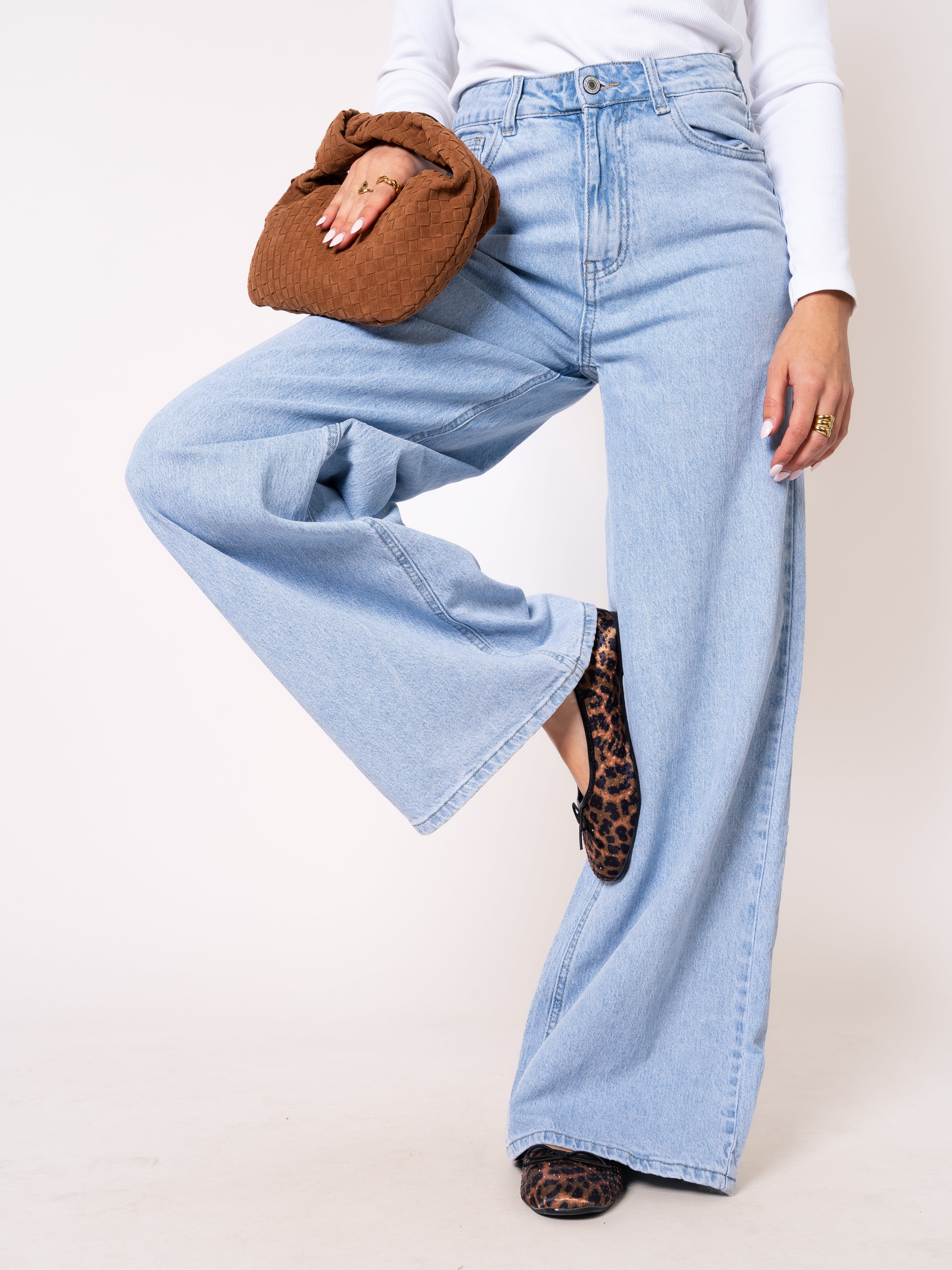 Leo Bow Ballerinas - Braun