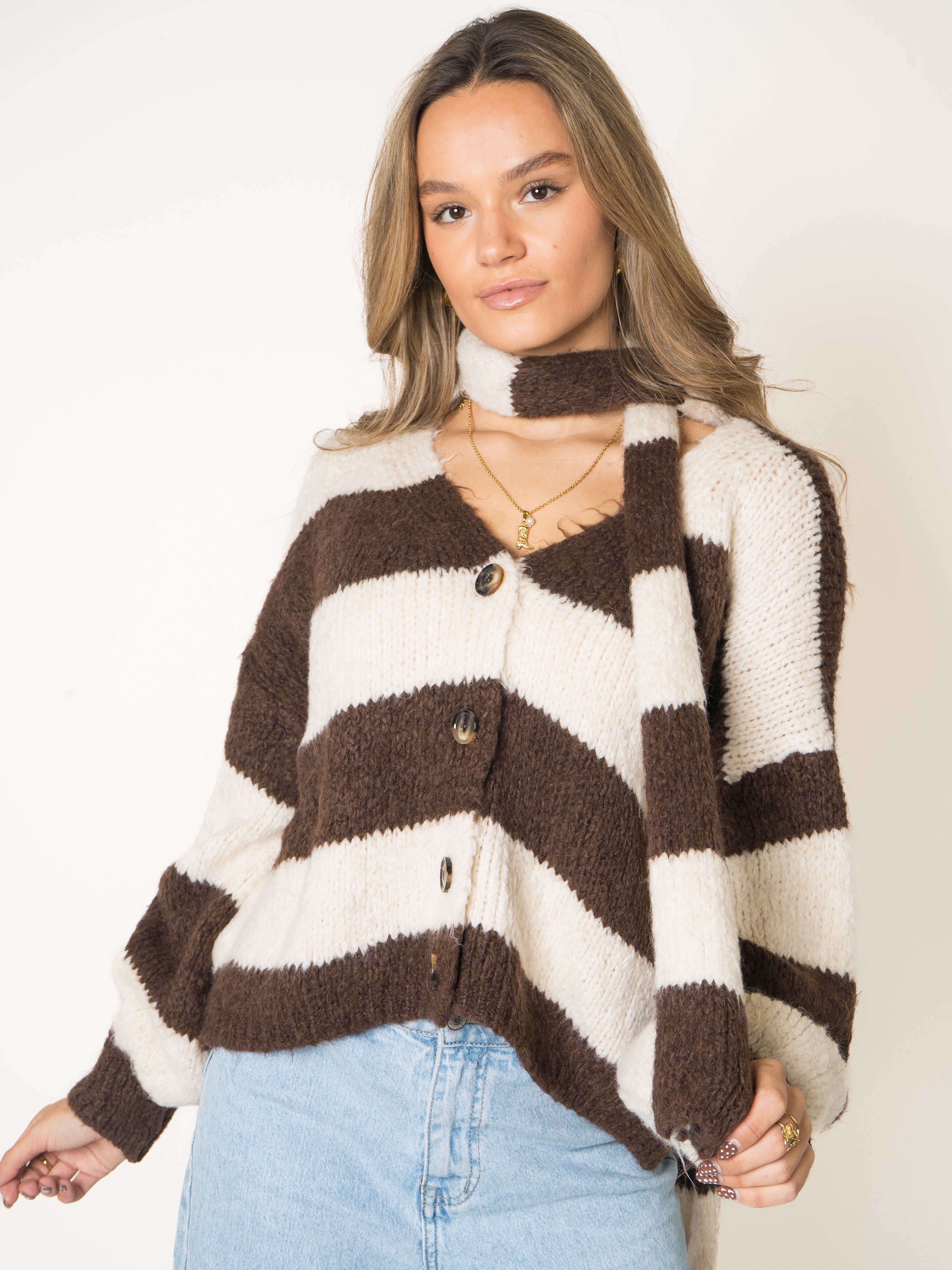 #Farbe_Braun mit Creme