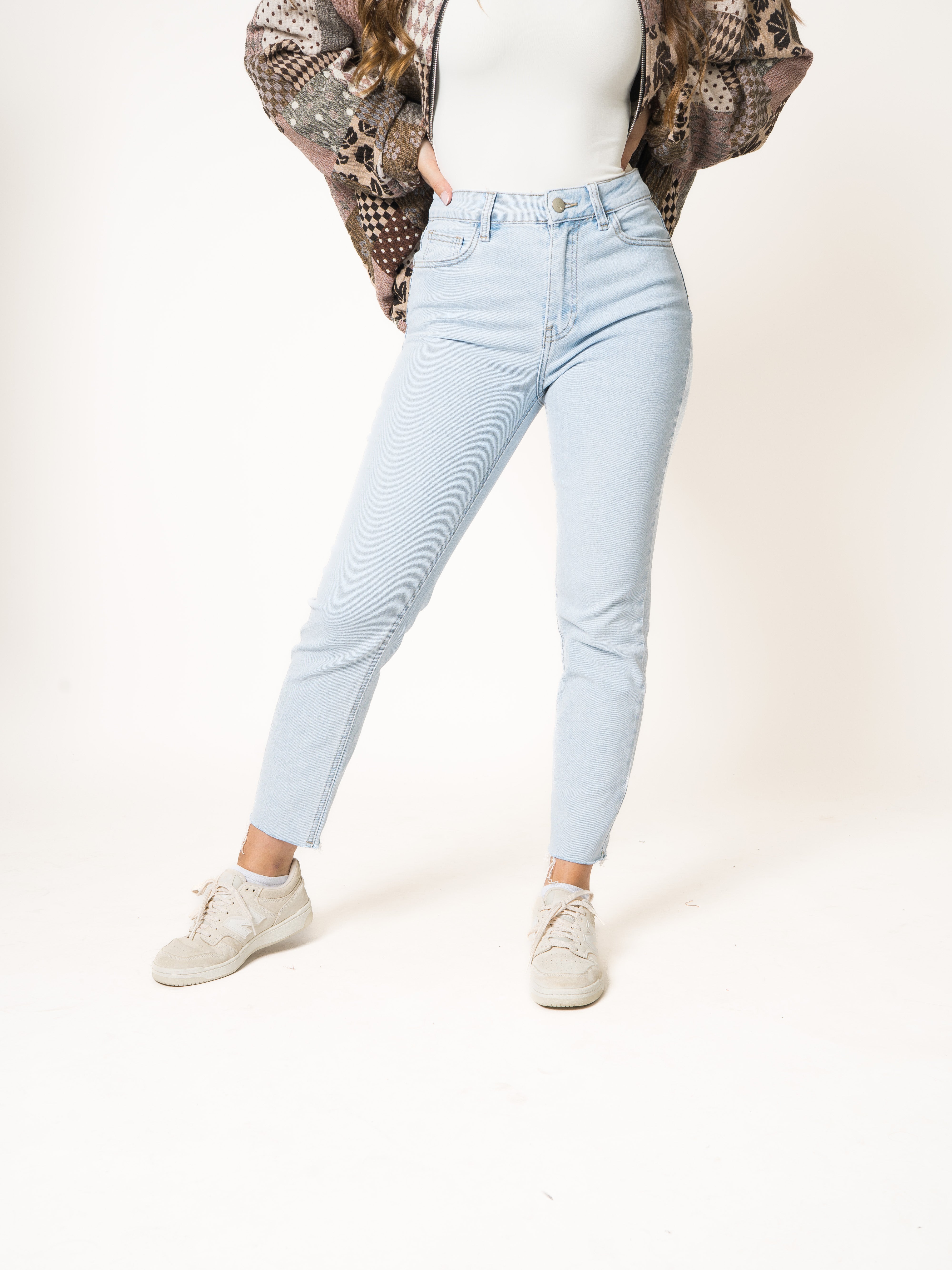 LUCKY DEAL 2020 Timeless Mom Jeans Long - Light Blue - vom Umtausch ausgeschlossen -