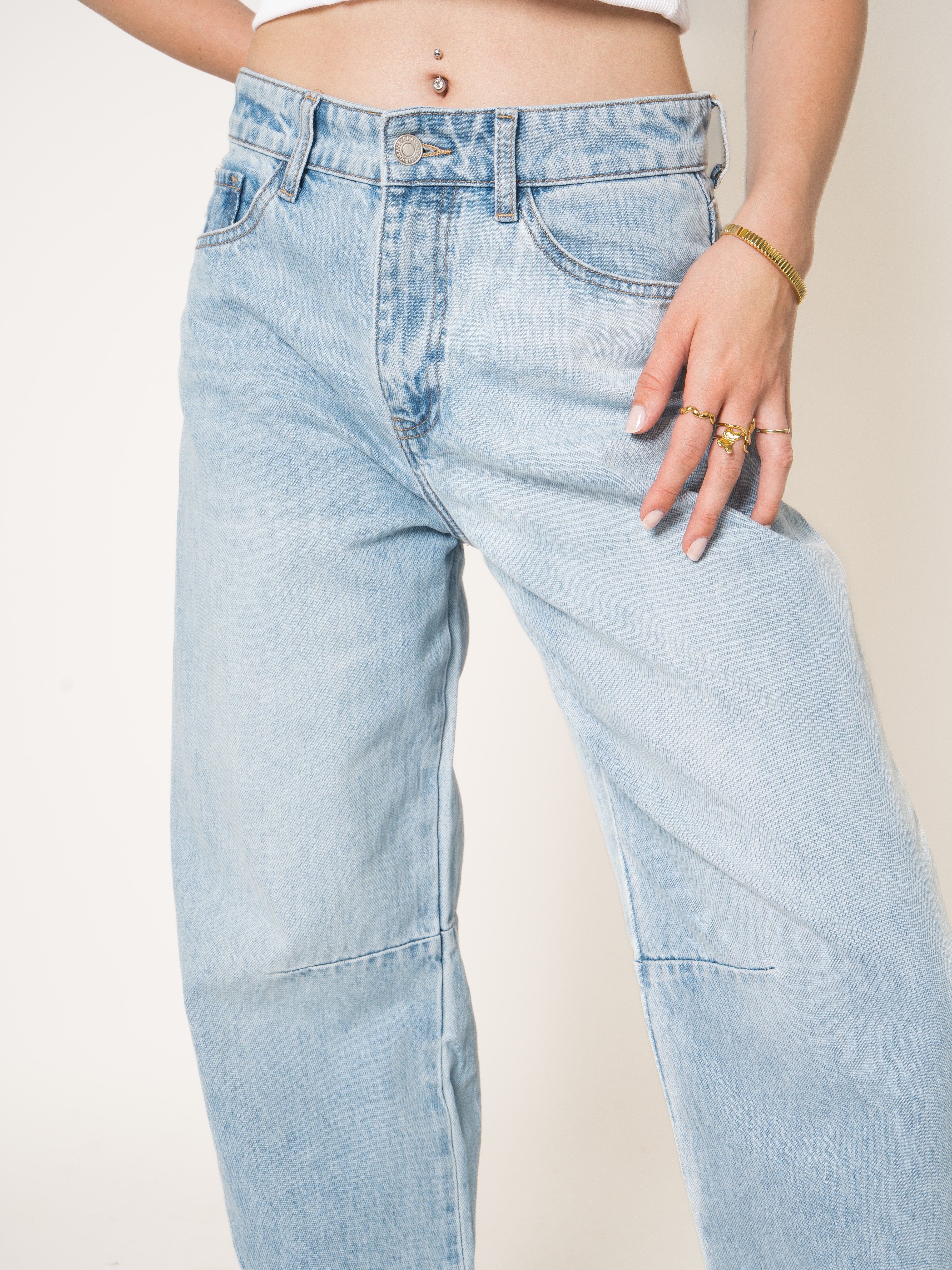 Dusk To Dawn Cotton Balloon Jeans