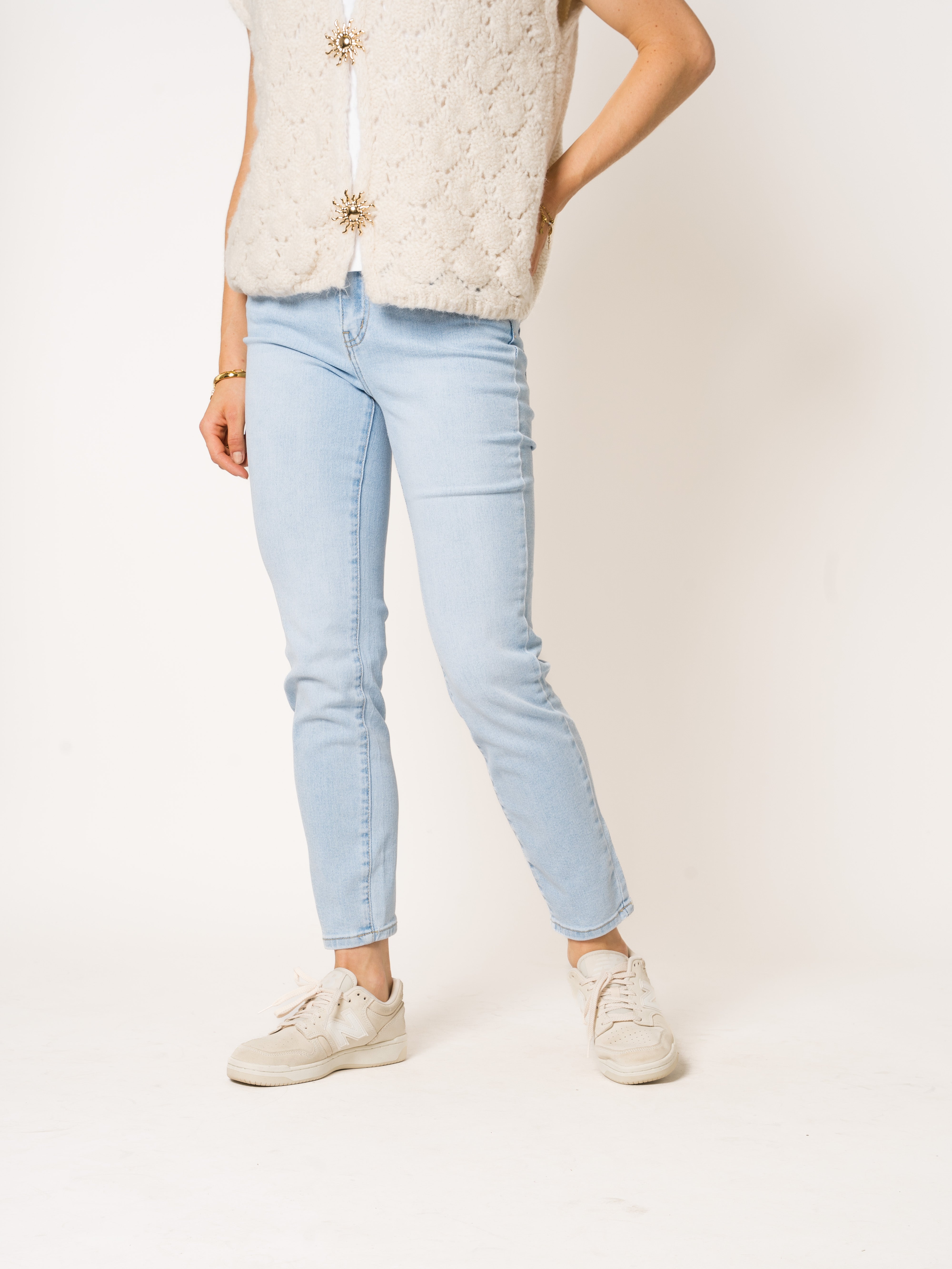 Basic Mom Jeans Long