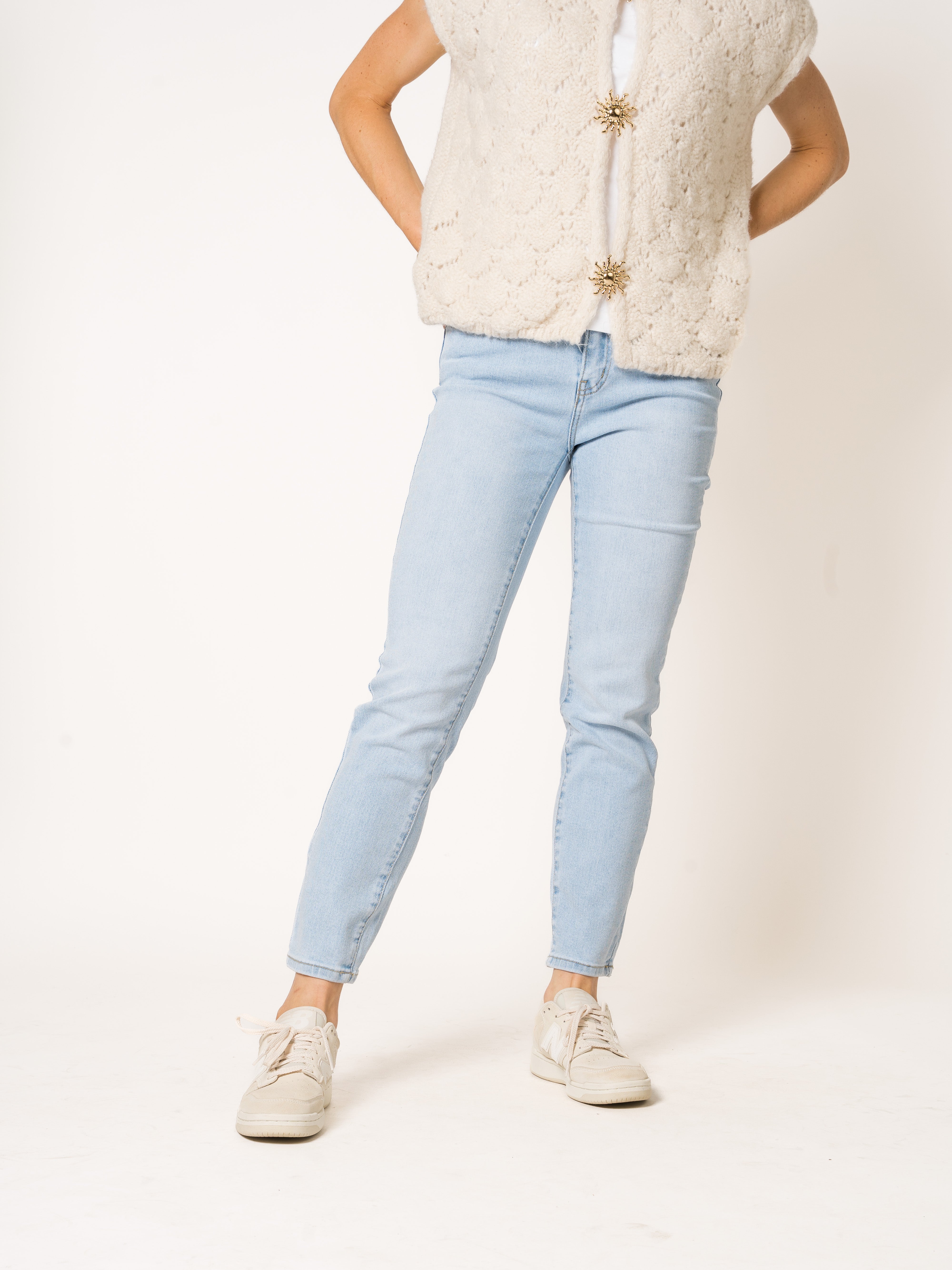 Basic Mom Jeans Long