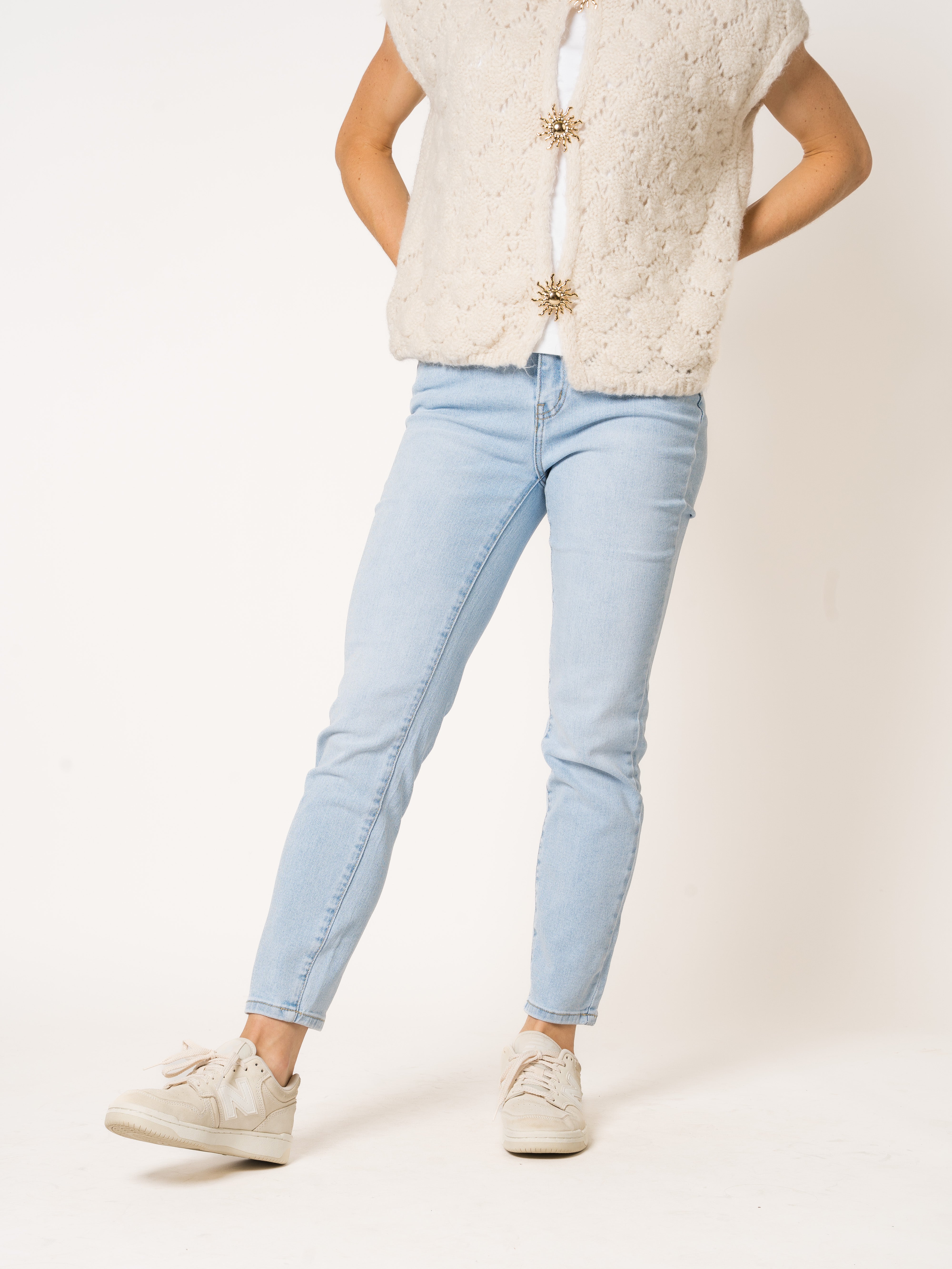 Basic Mom Jeans Long