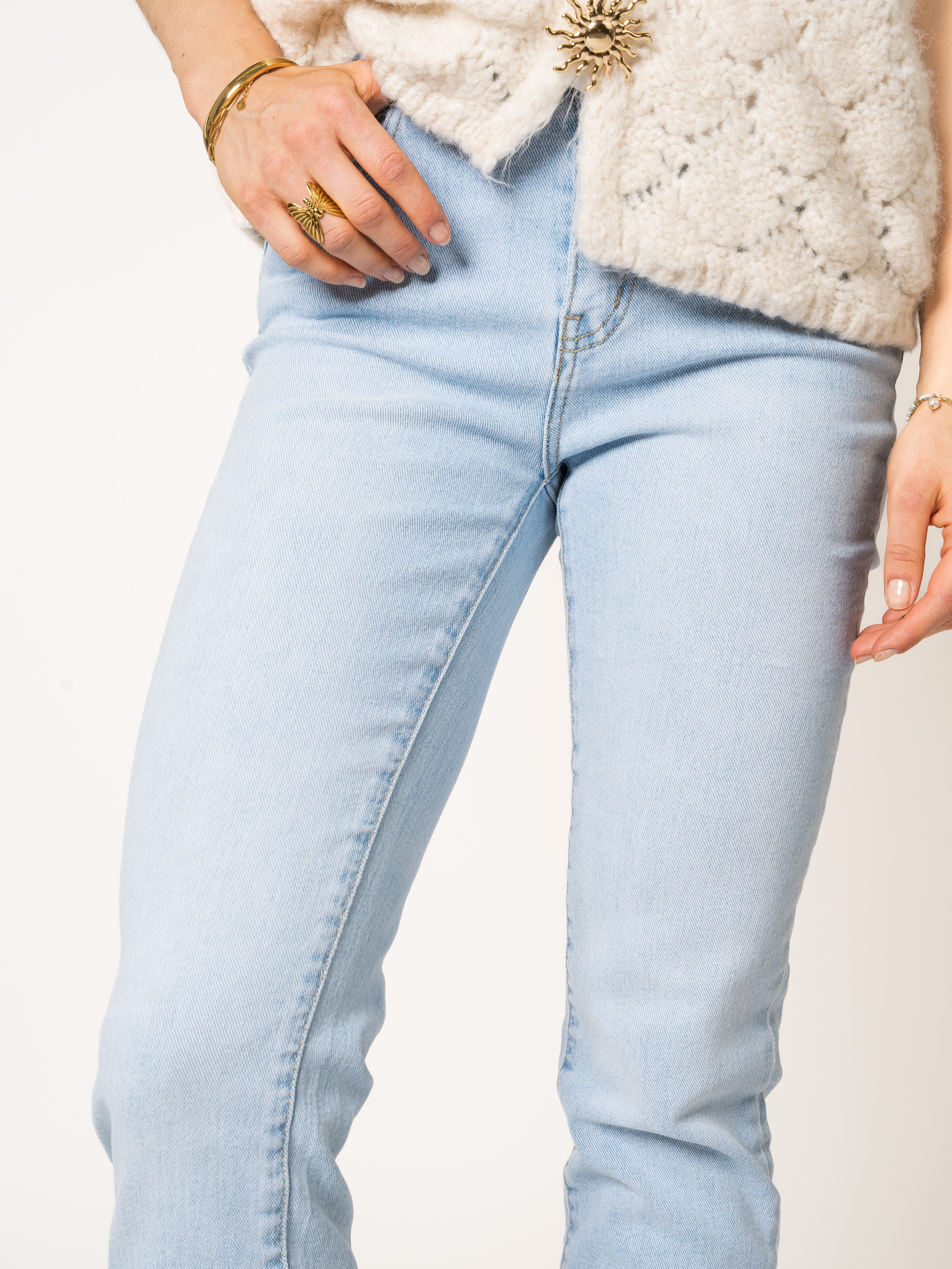 Basic Mom Jeans Long