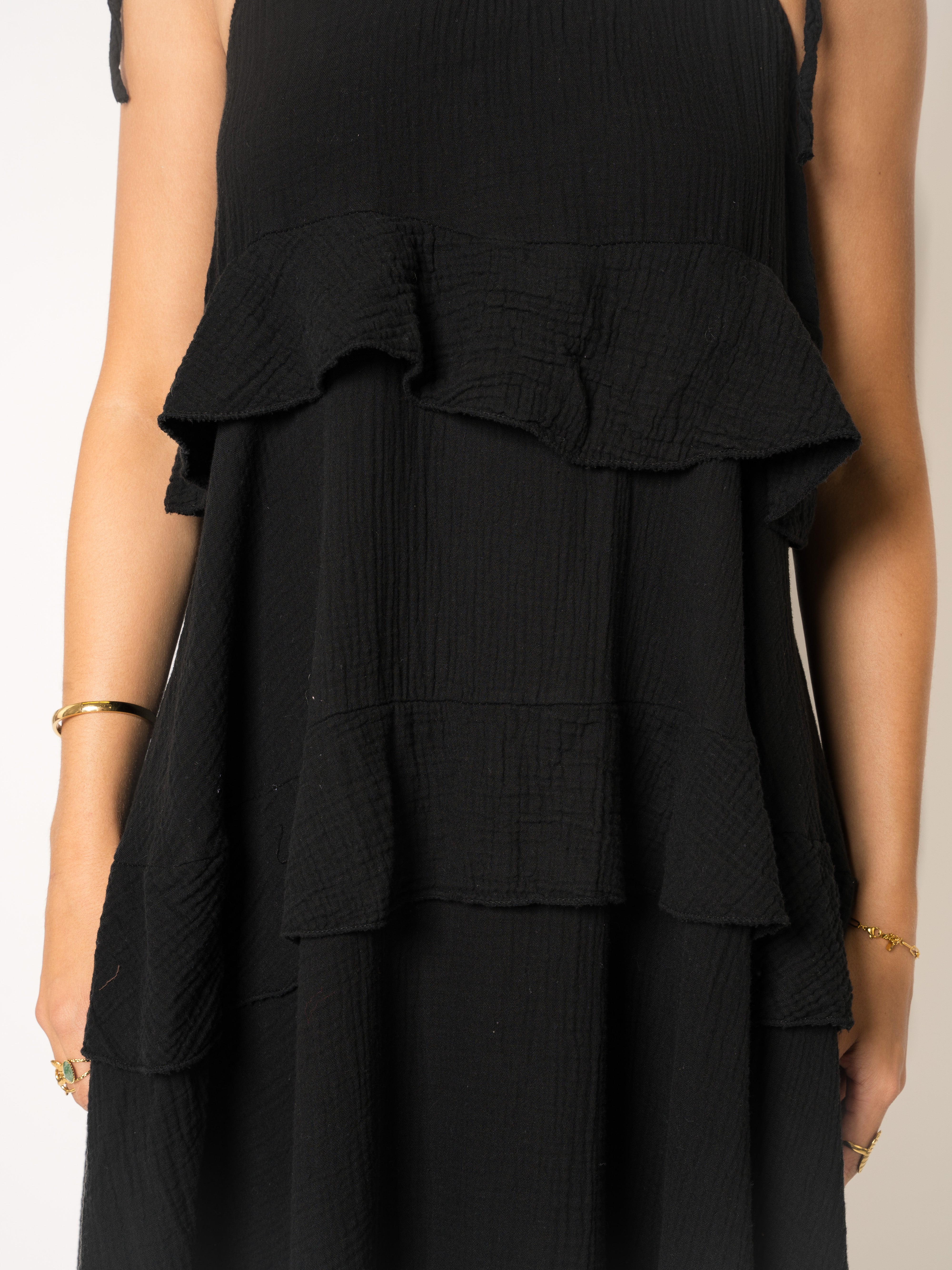 Lucky Deals 1829- Musselin Träger Midikleid Alania- Vom Umtausch ausgeschlossen