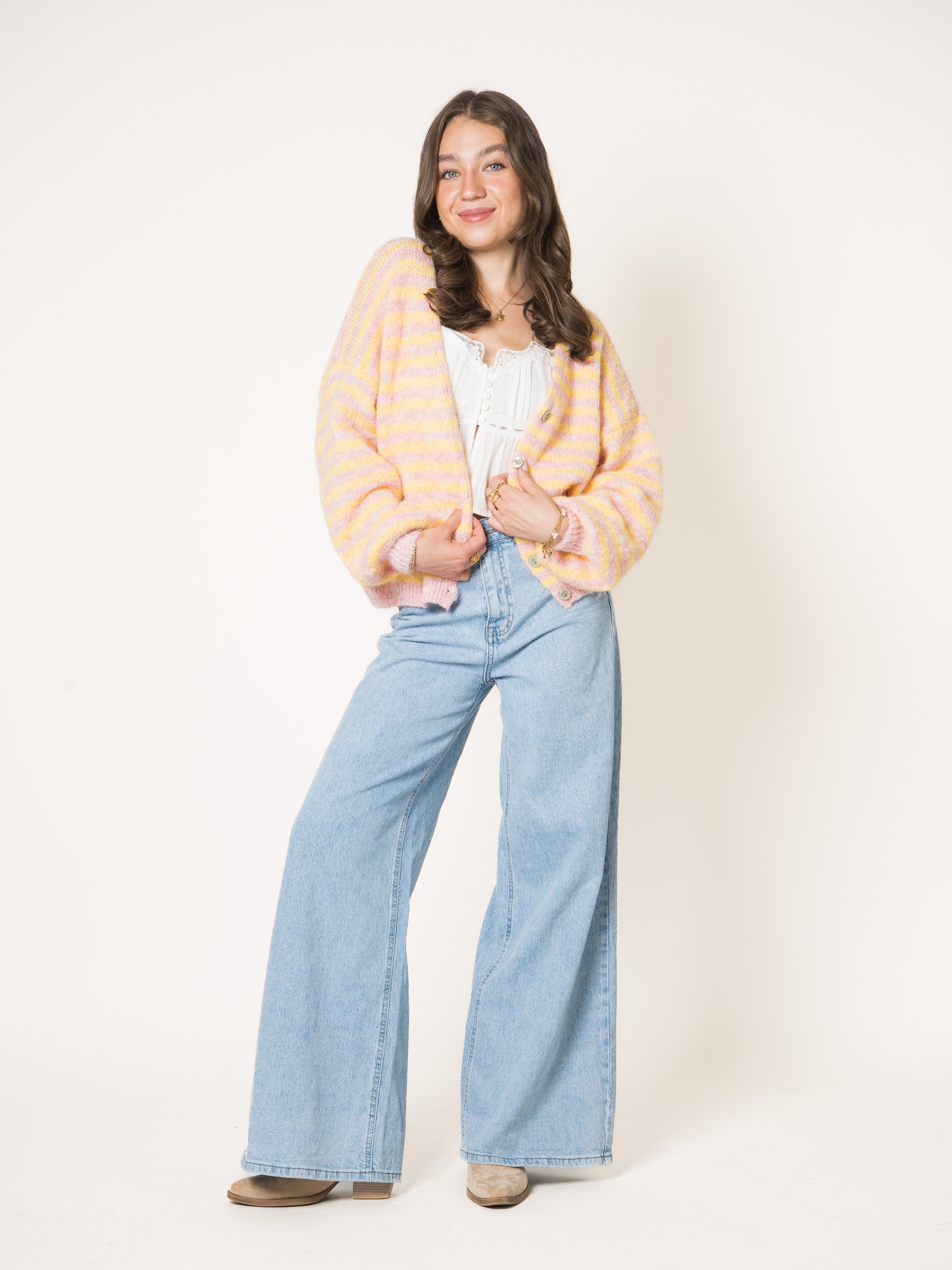 #Farbe_Gelb mit Rosa