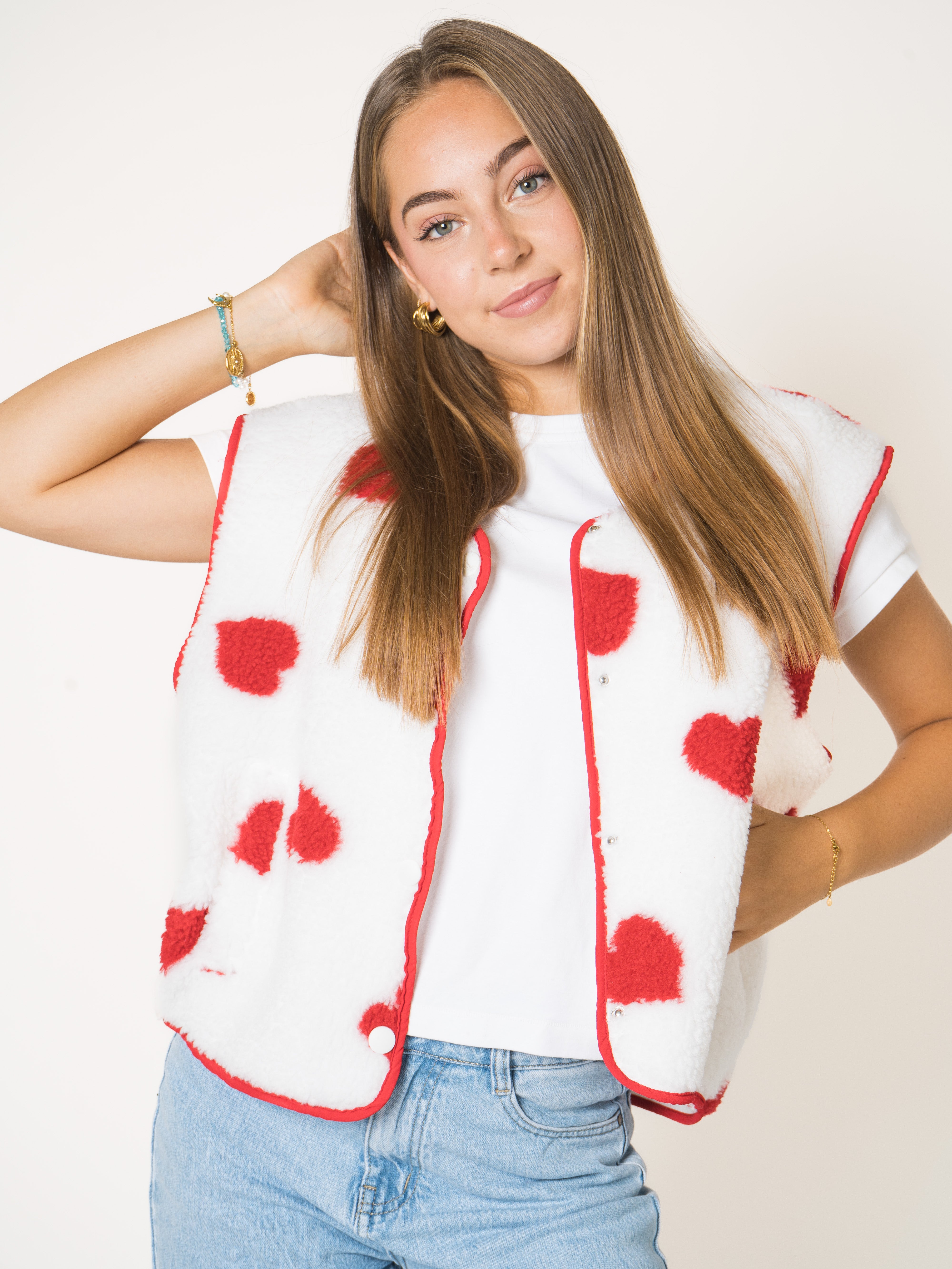 Love Hearts Teddyweste