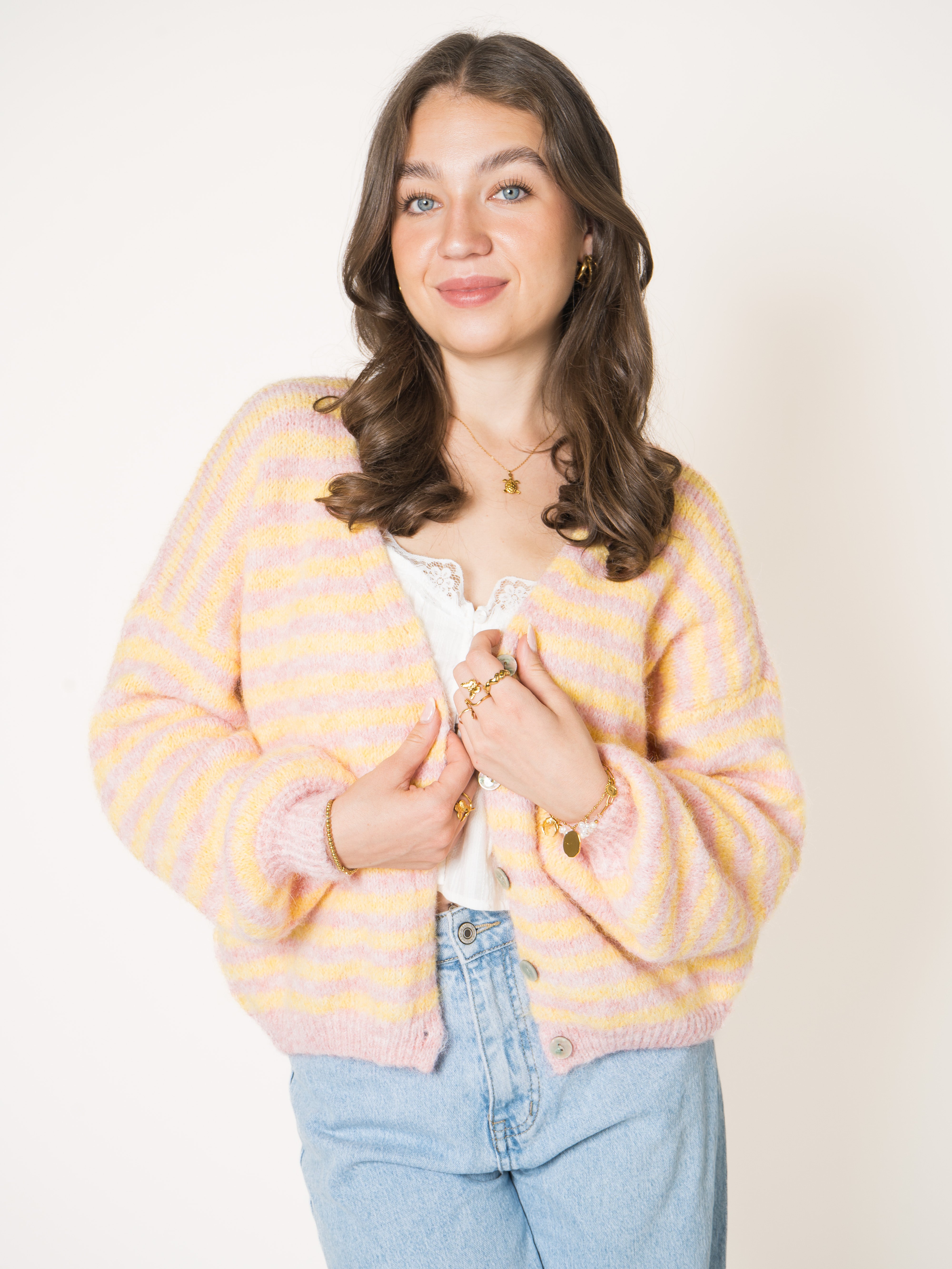 #Farbe_Gelb mit Rosa