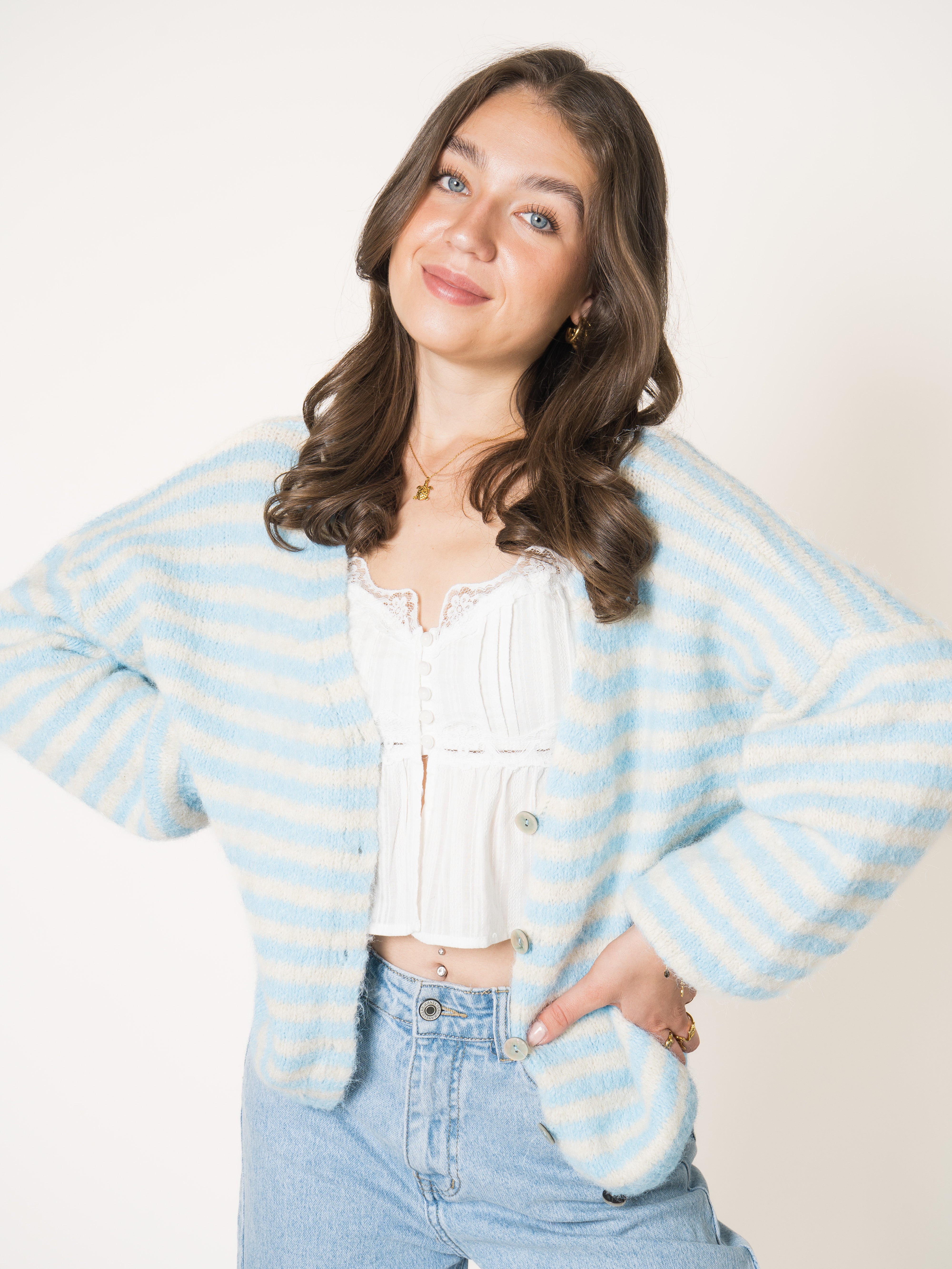 #Farbe_Creme mit Blau