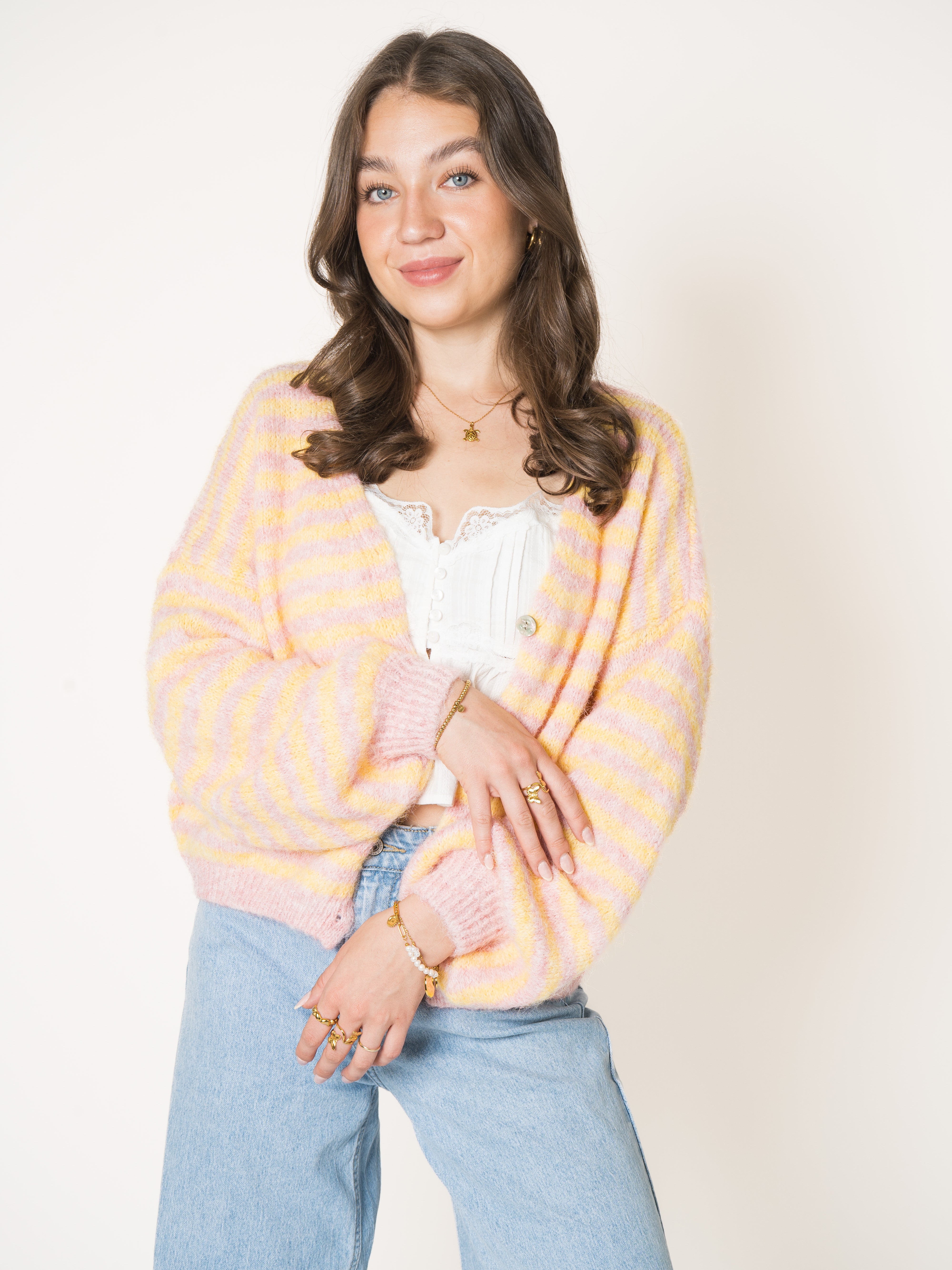 #Farbe_Gelb mit Rosa