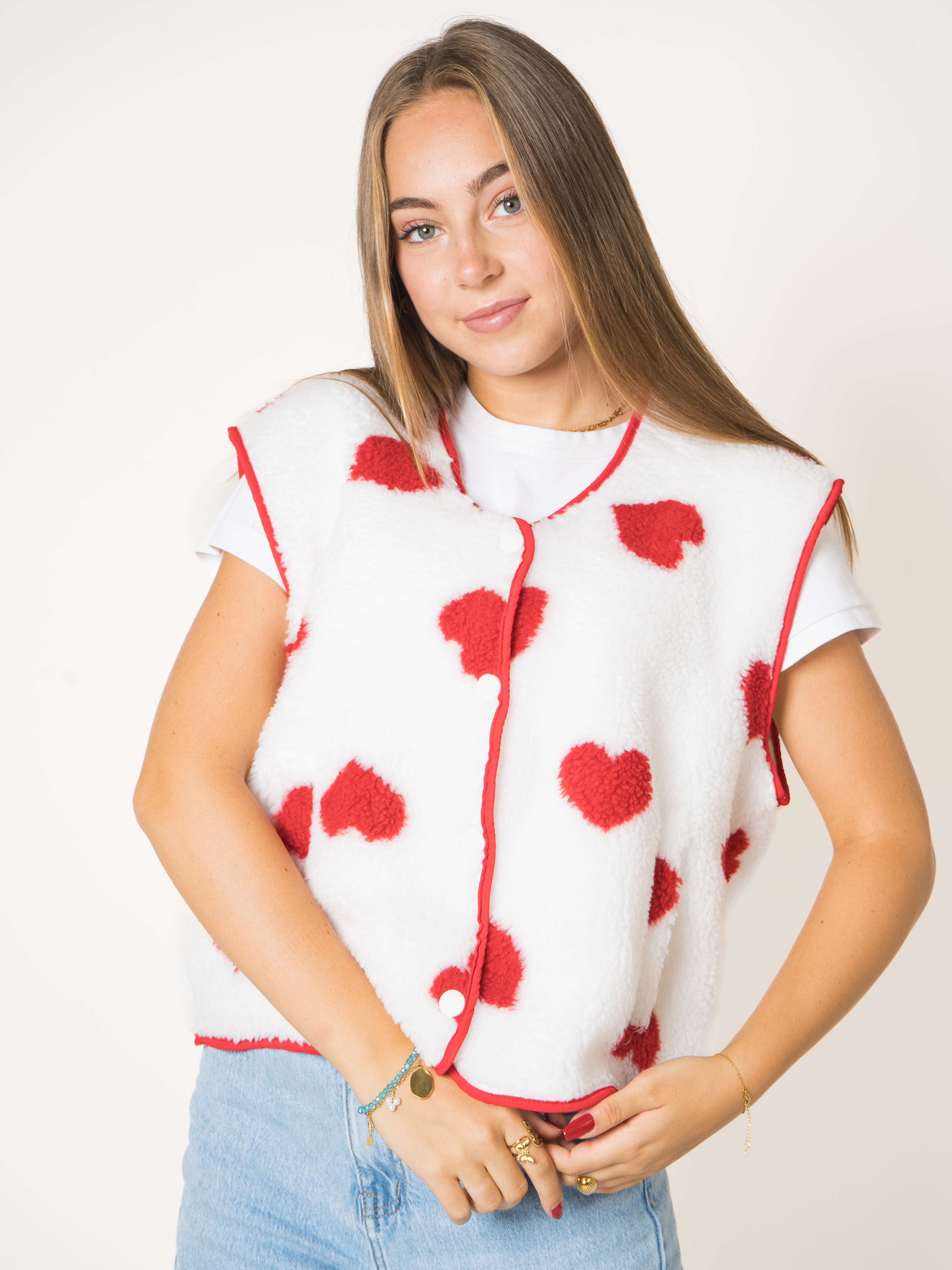 Love Hearts Teddyweste