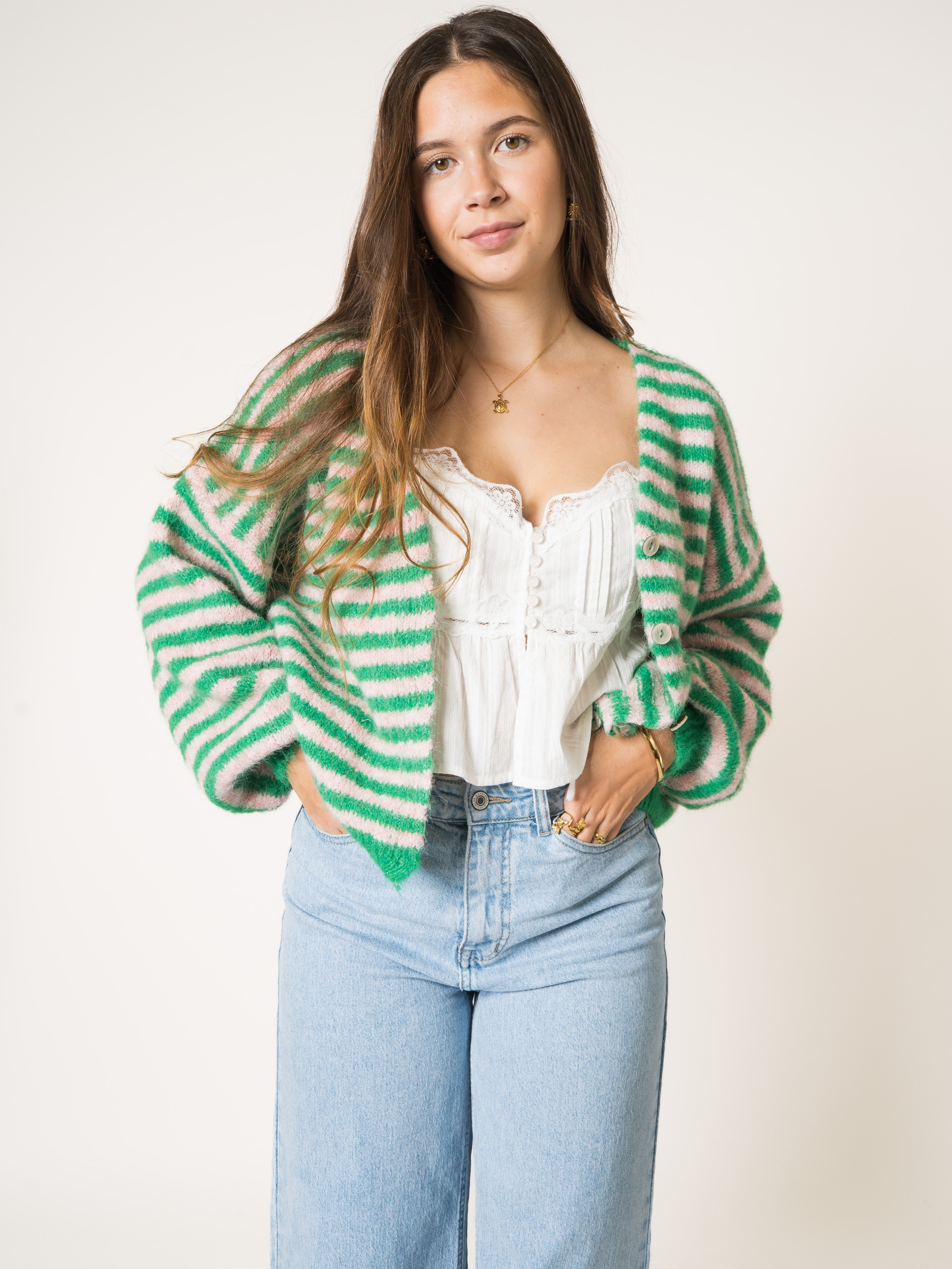 #Farbe_Rosa mit Grün