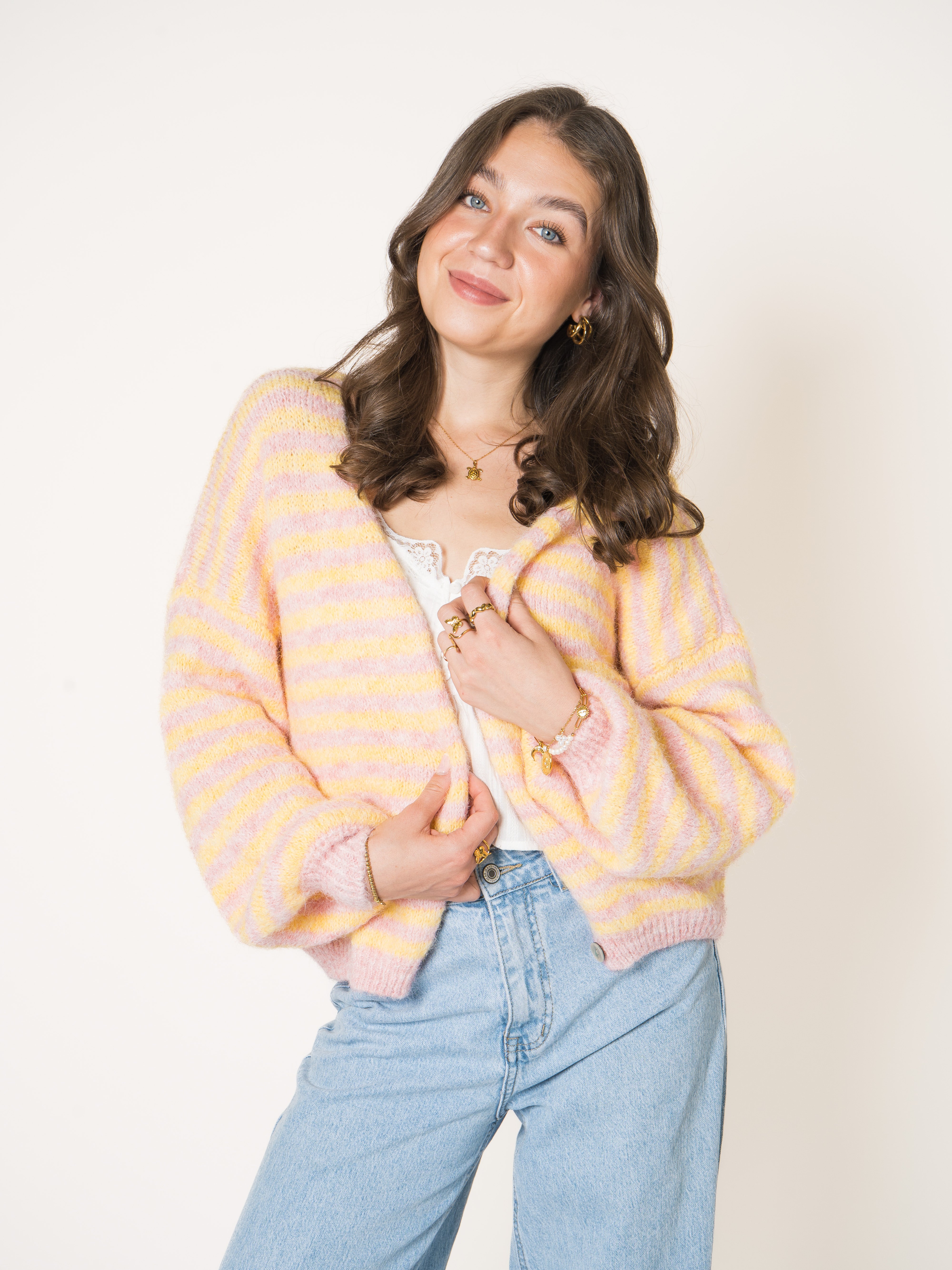 #Farbe_Gelb mit Rosa