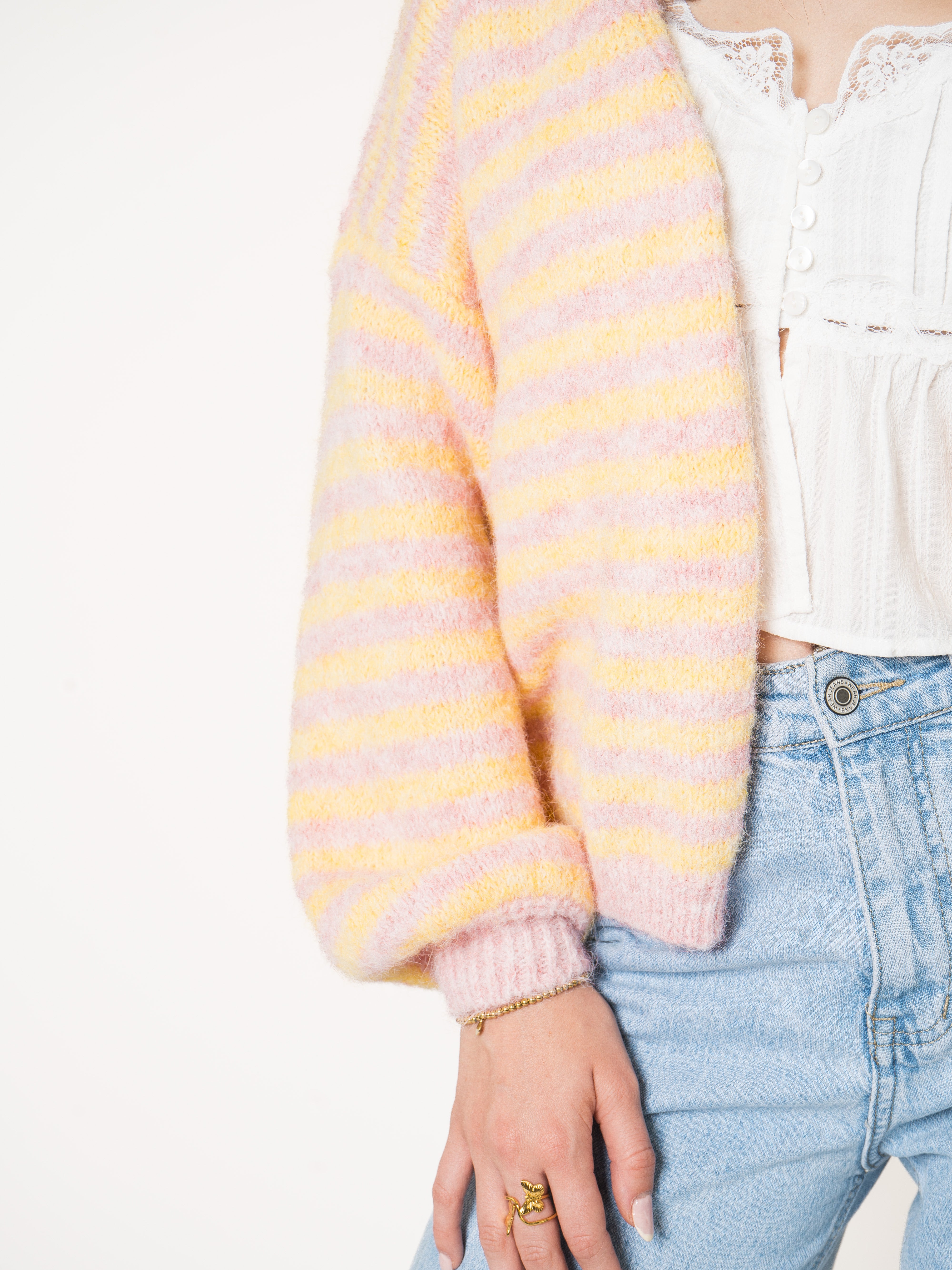 #Farbe_Gelb mit Rosa