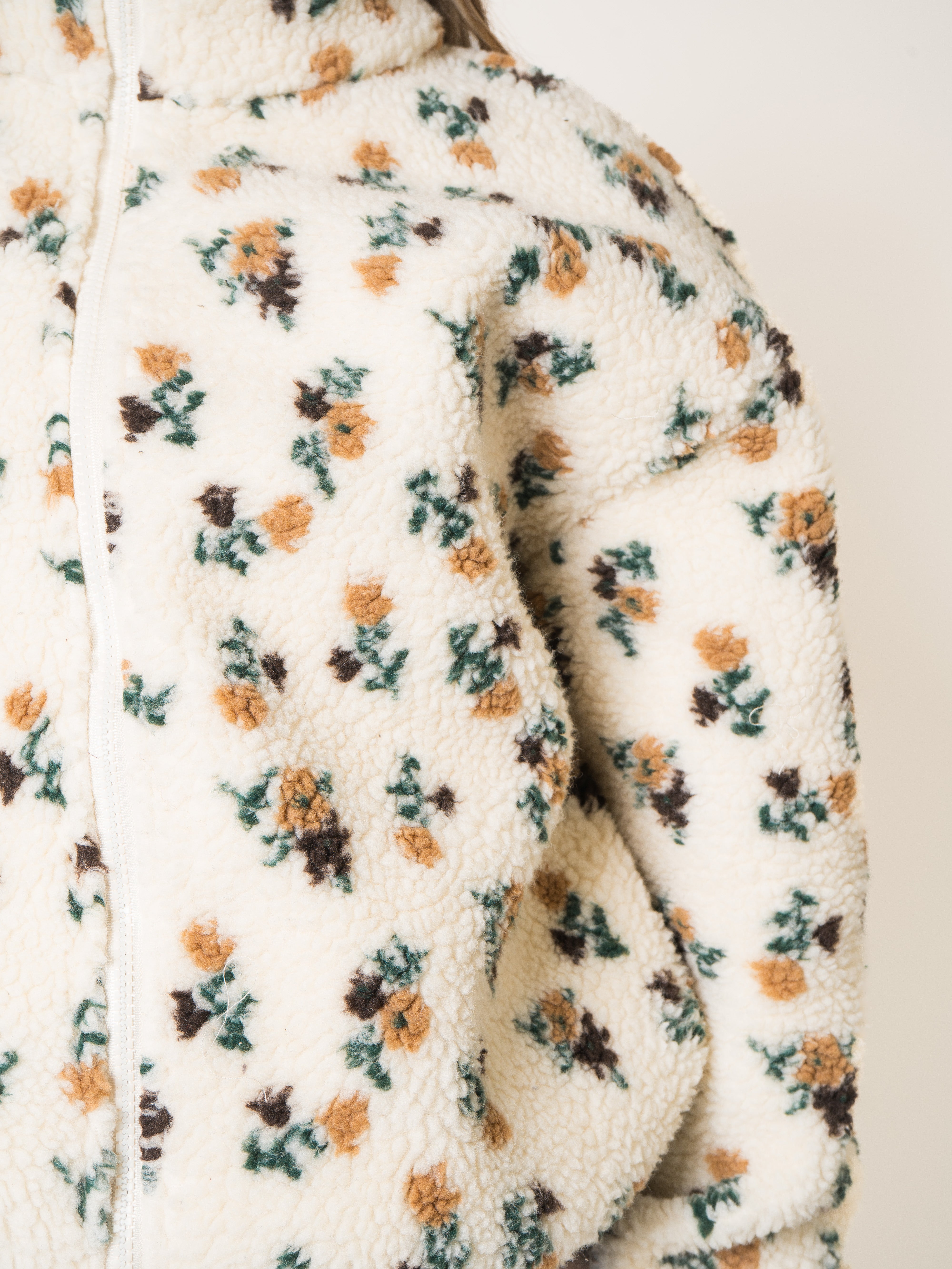Frosty Flower Teddy Fleece