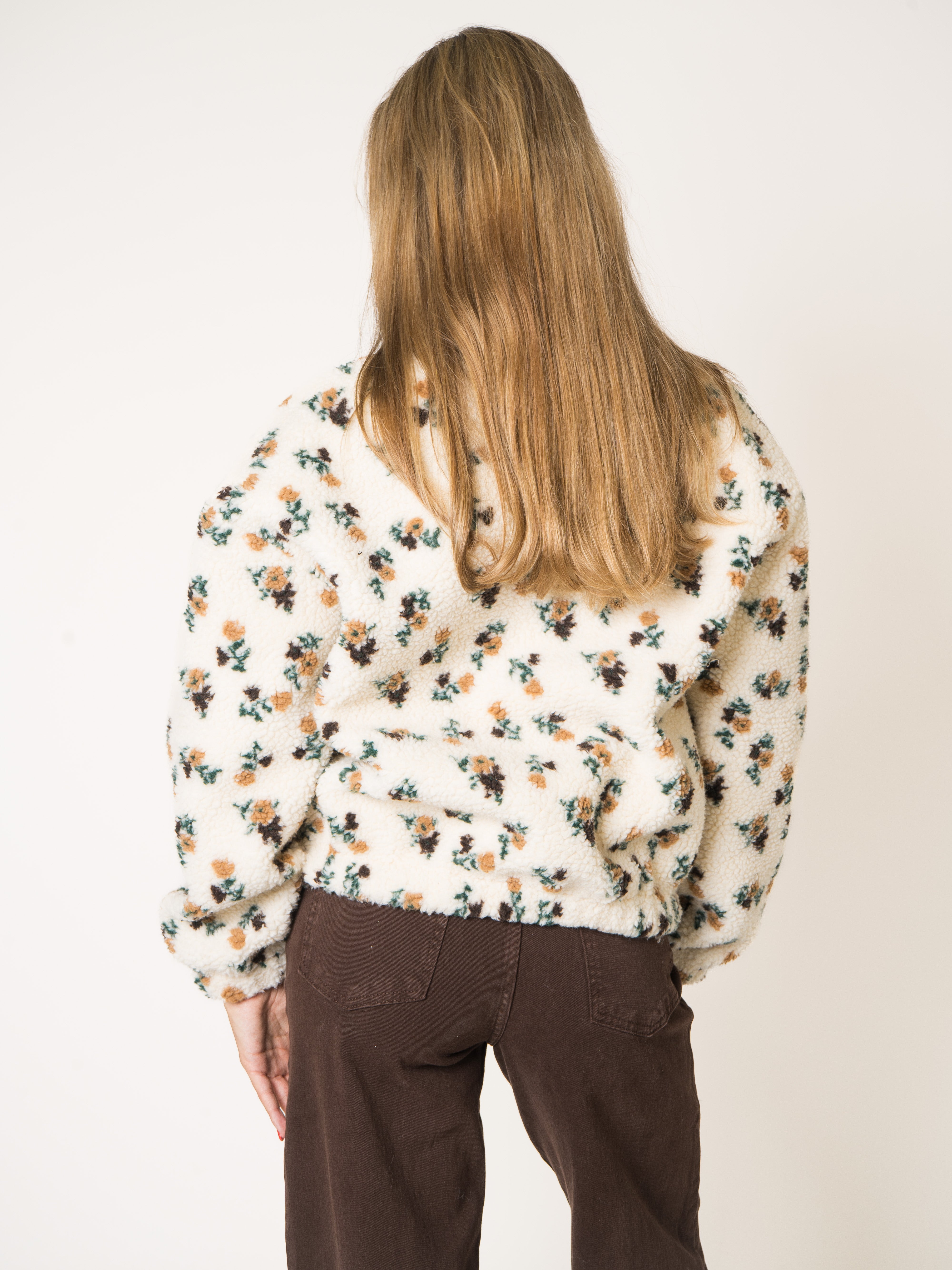 Frosty Flower Teddy Fleece