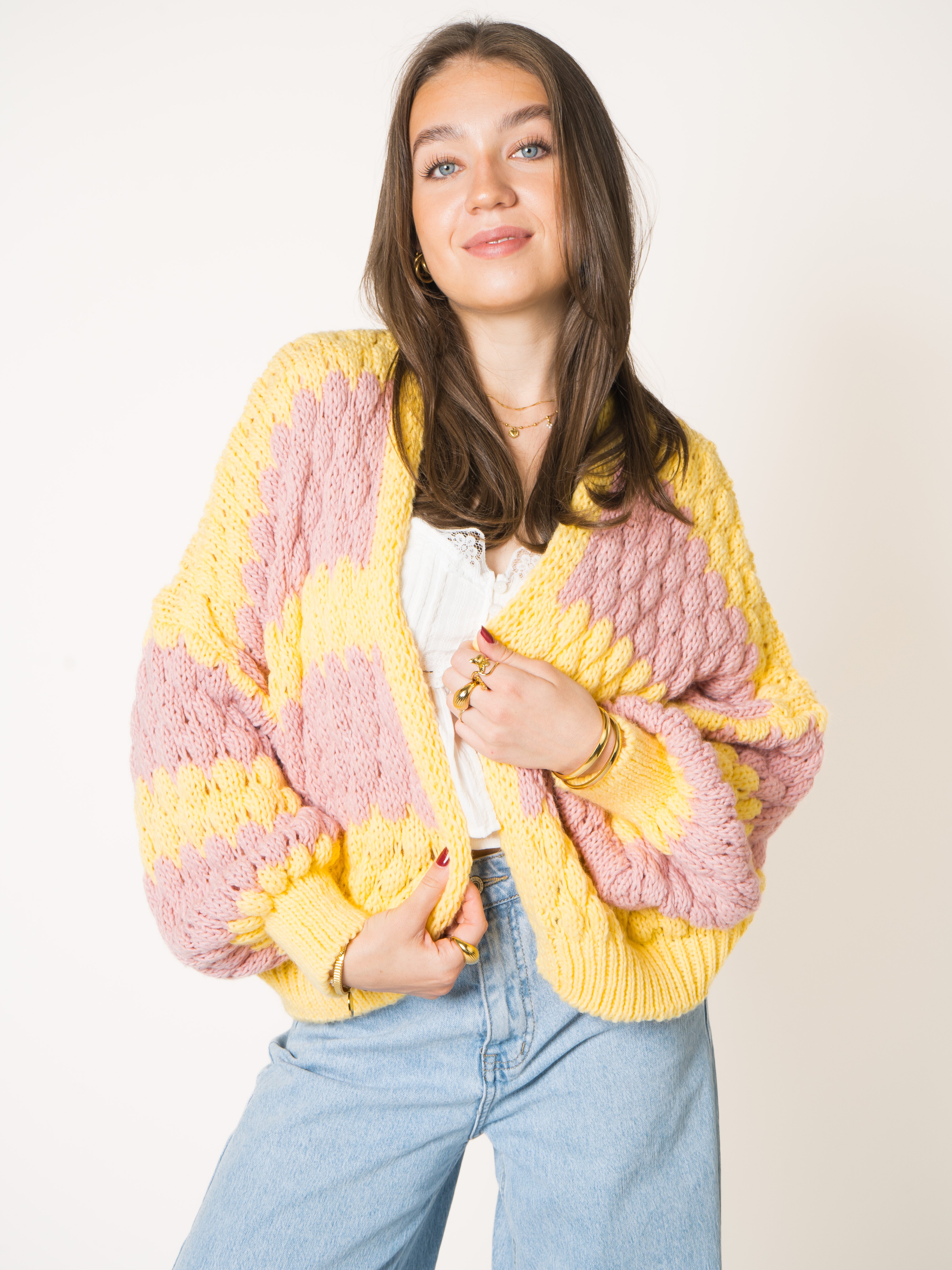 #Farbe_Gelb mit Rosa