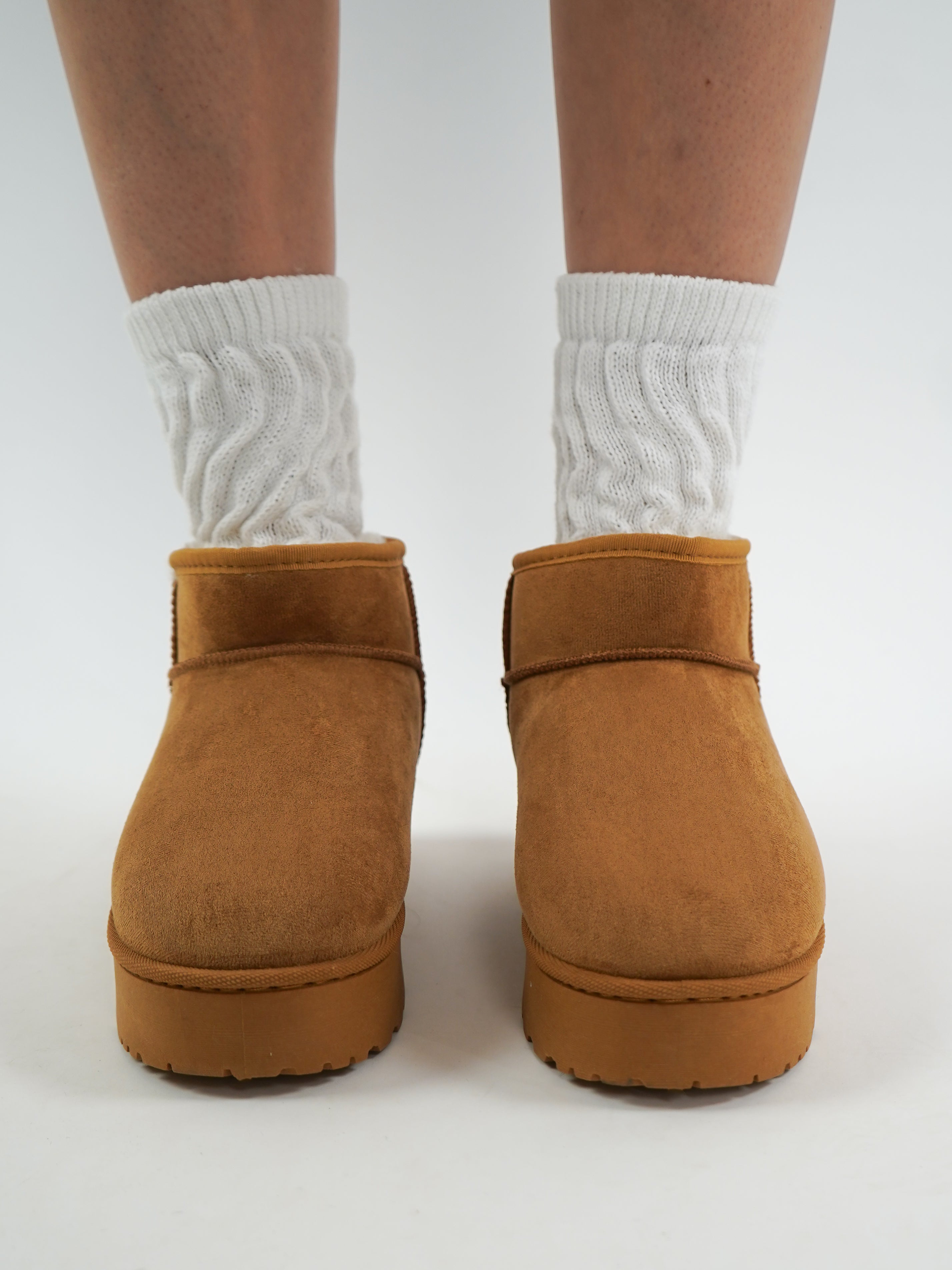 Classic Mini Boots - Camel