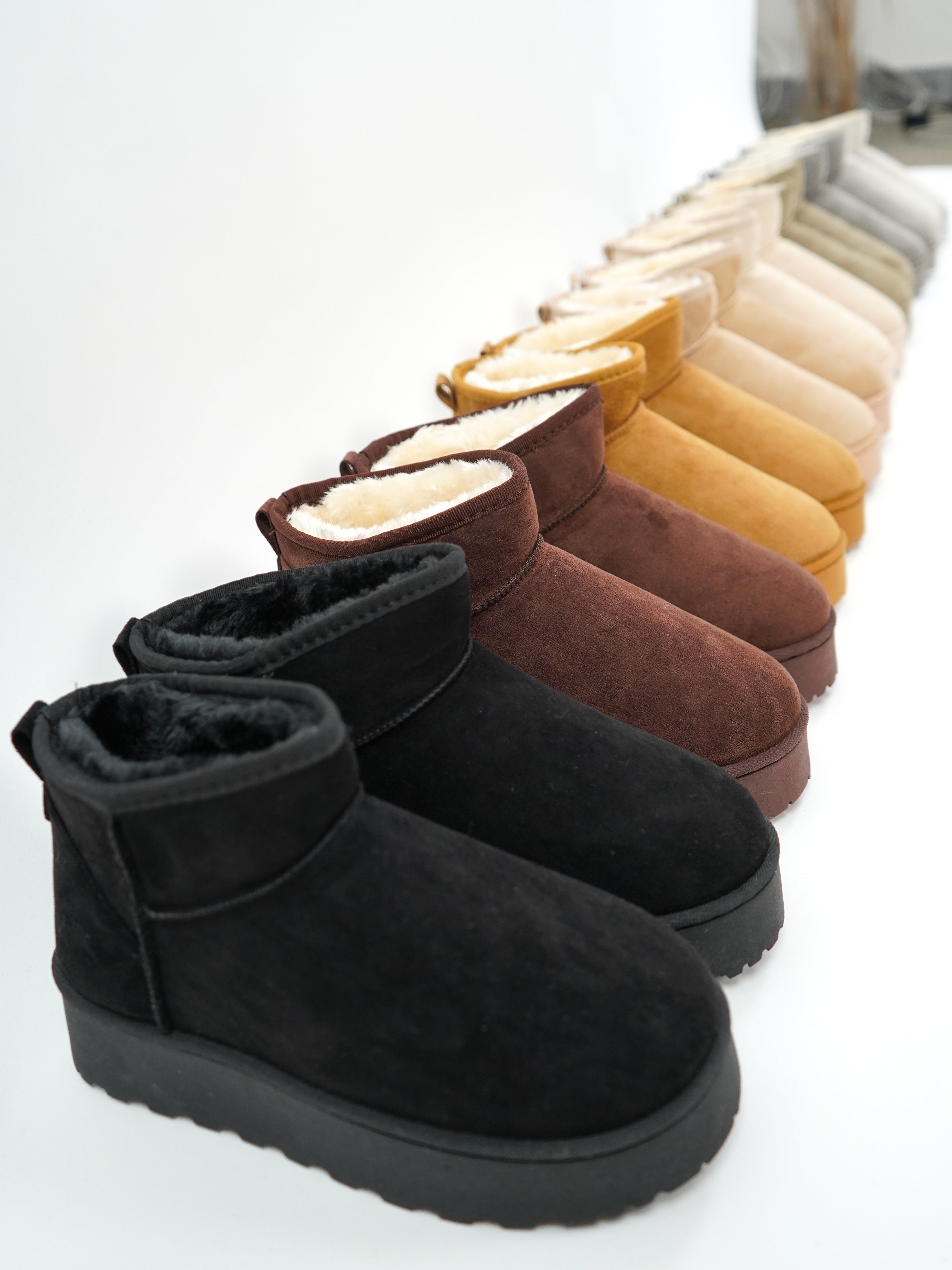 Classic Mini Boots - Light Beige