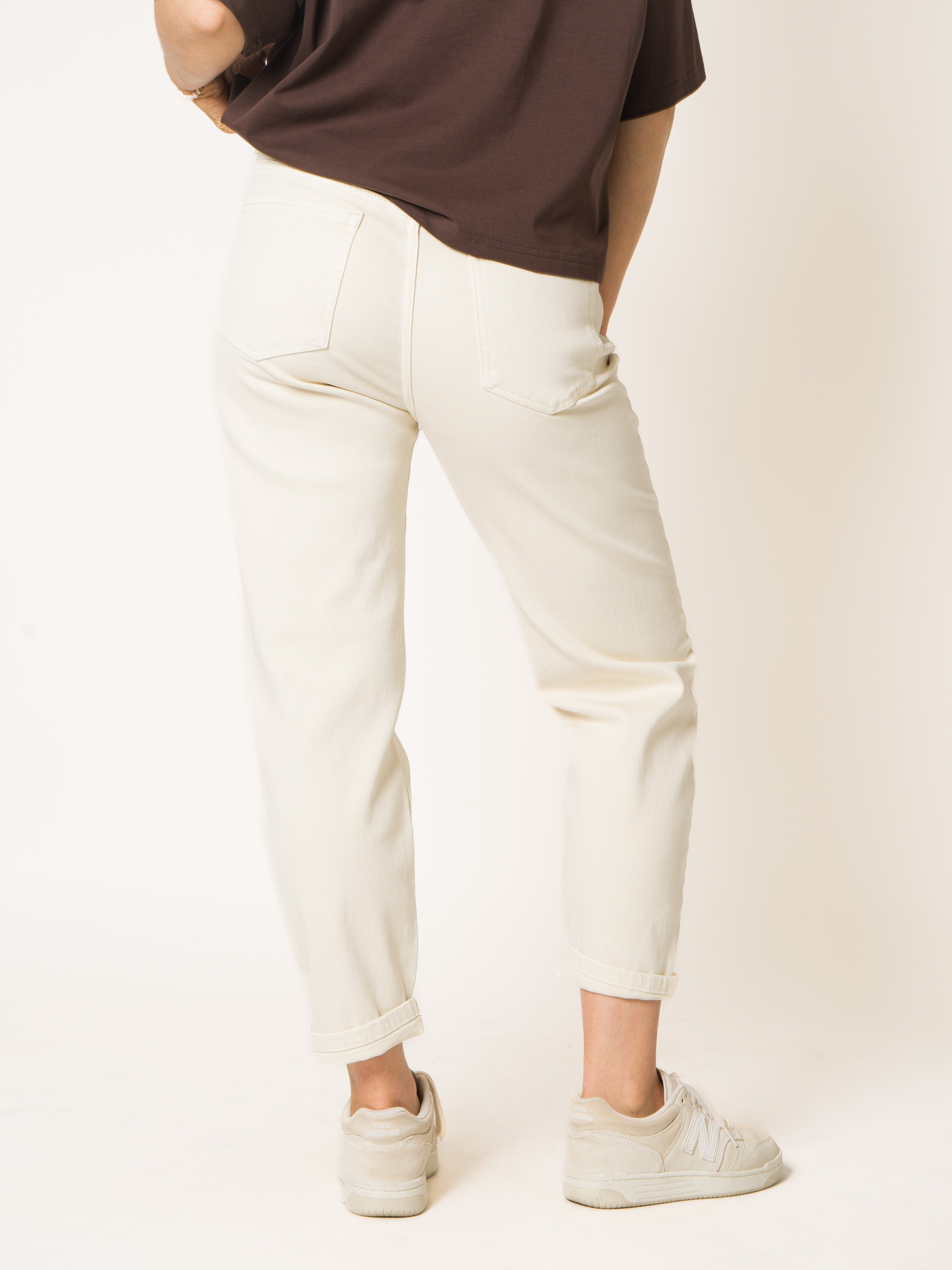 Mom Fit Jeans Chestnut