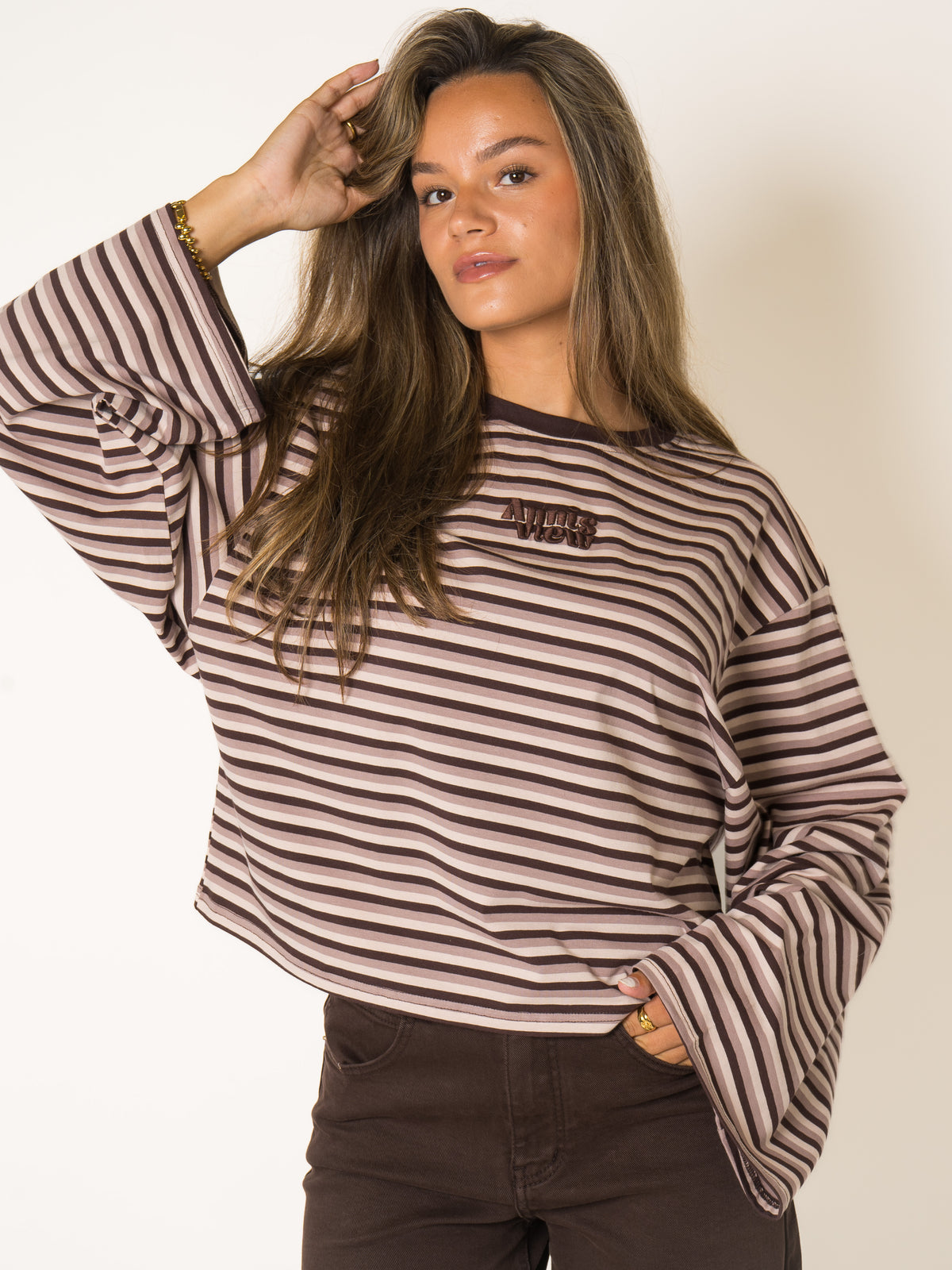 Oversized Longsleeve Cinnamon