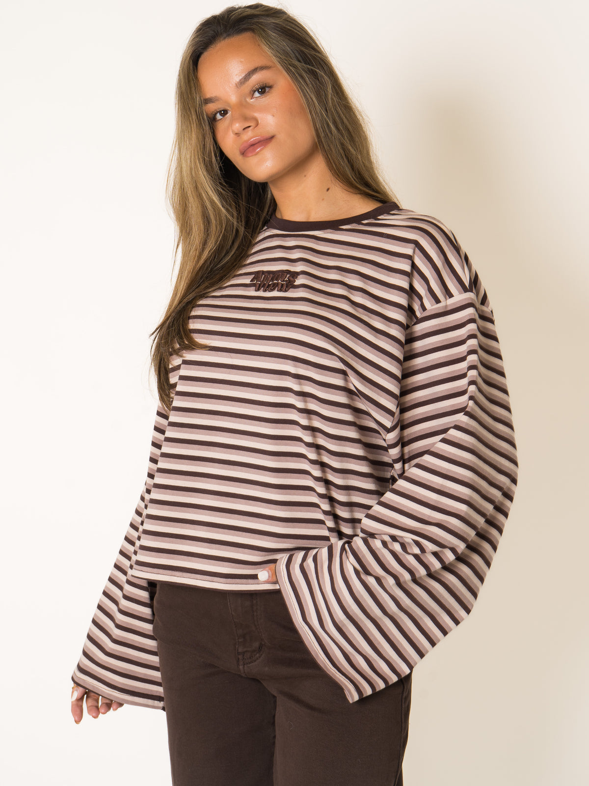 Oversized Longsleeve Cinnamon