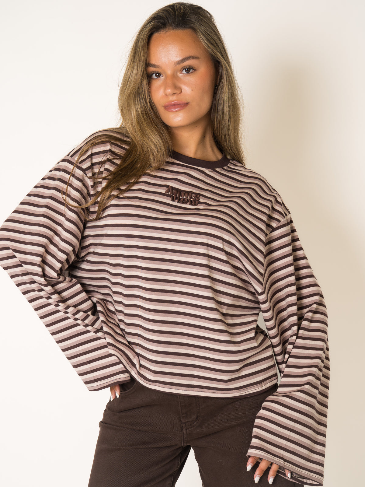 Oversized Longsleeve Cinnamon