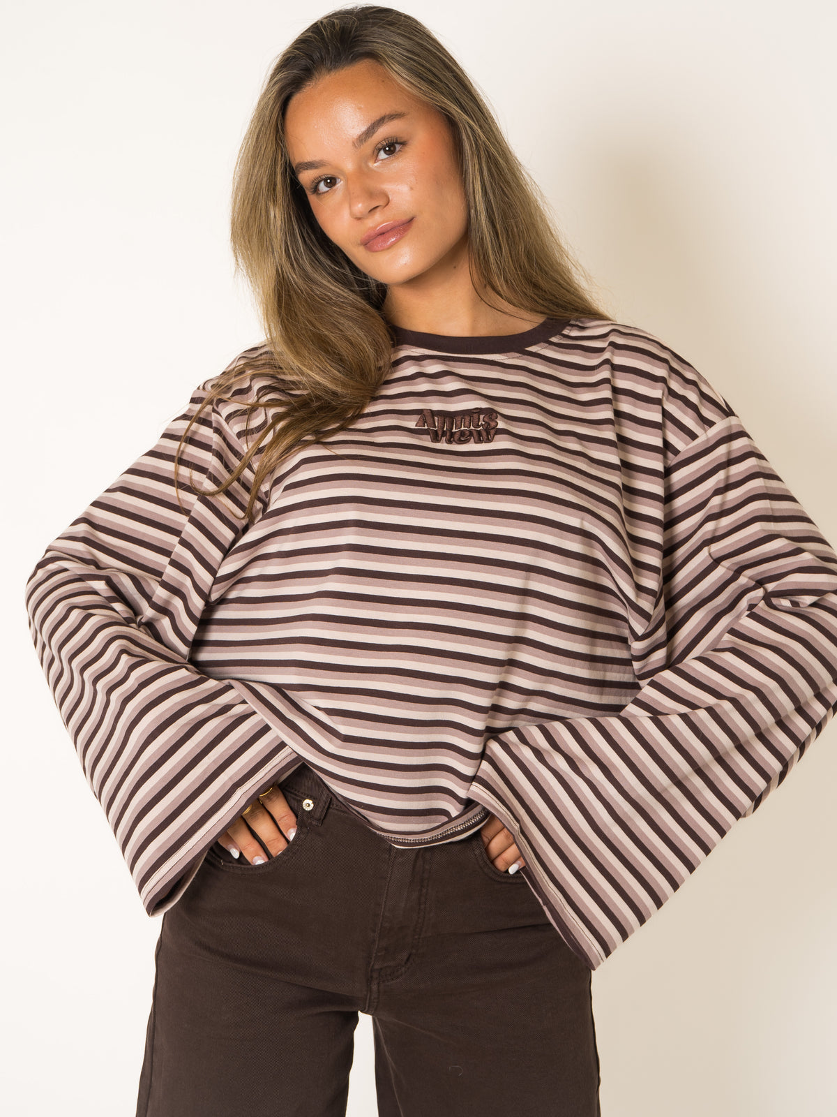 Oversized Longsleeve Cinnamon