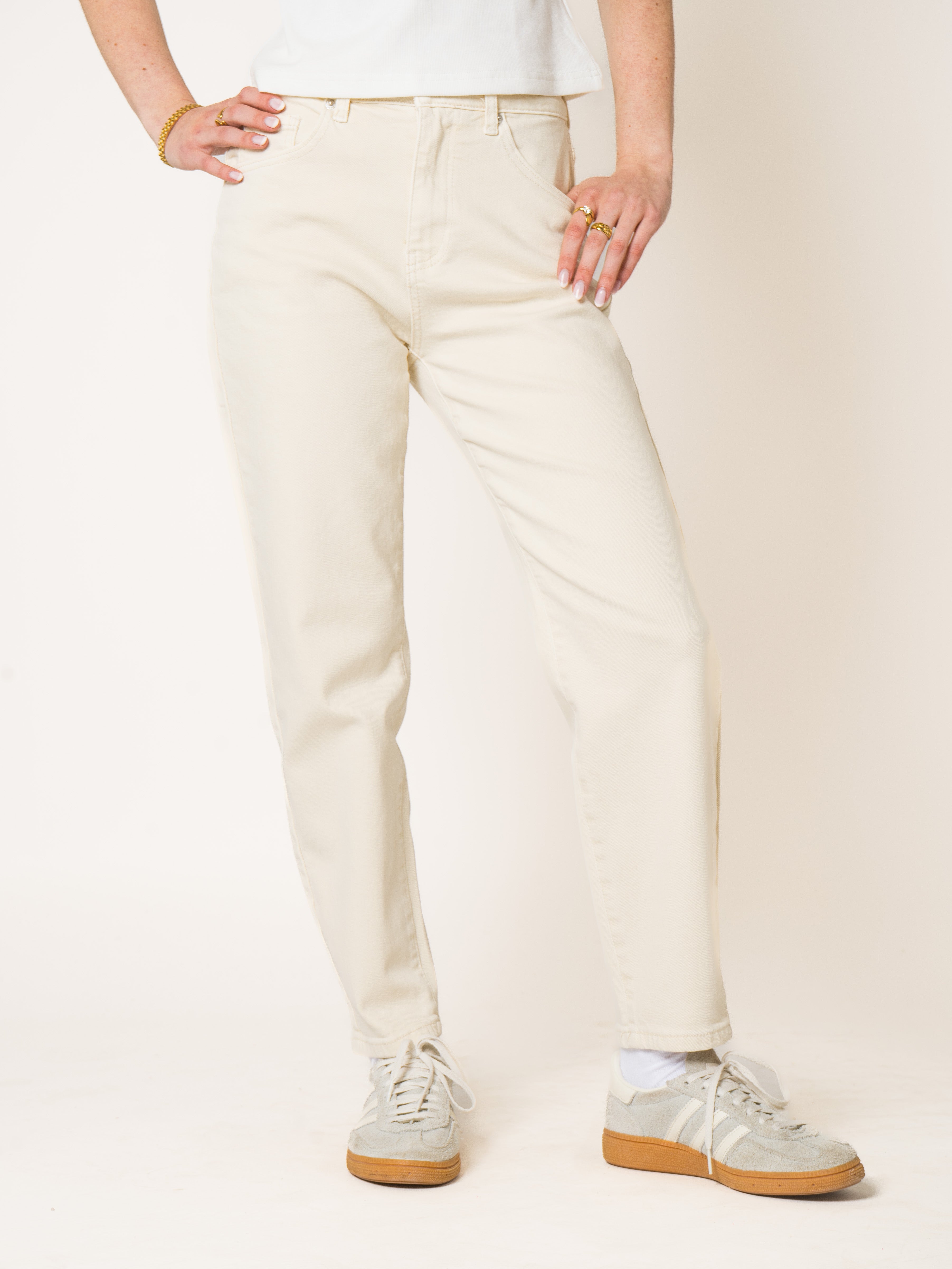 Mom Fit Jeans Chestnut