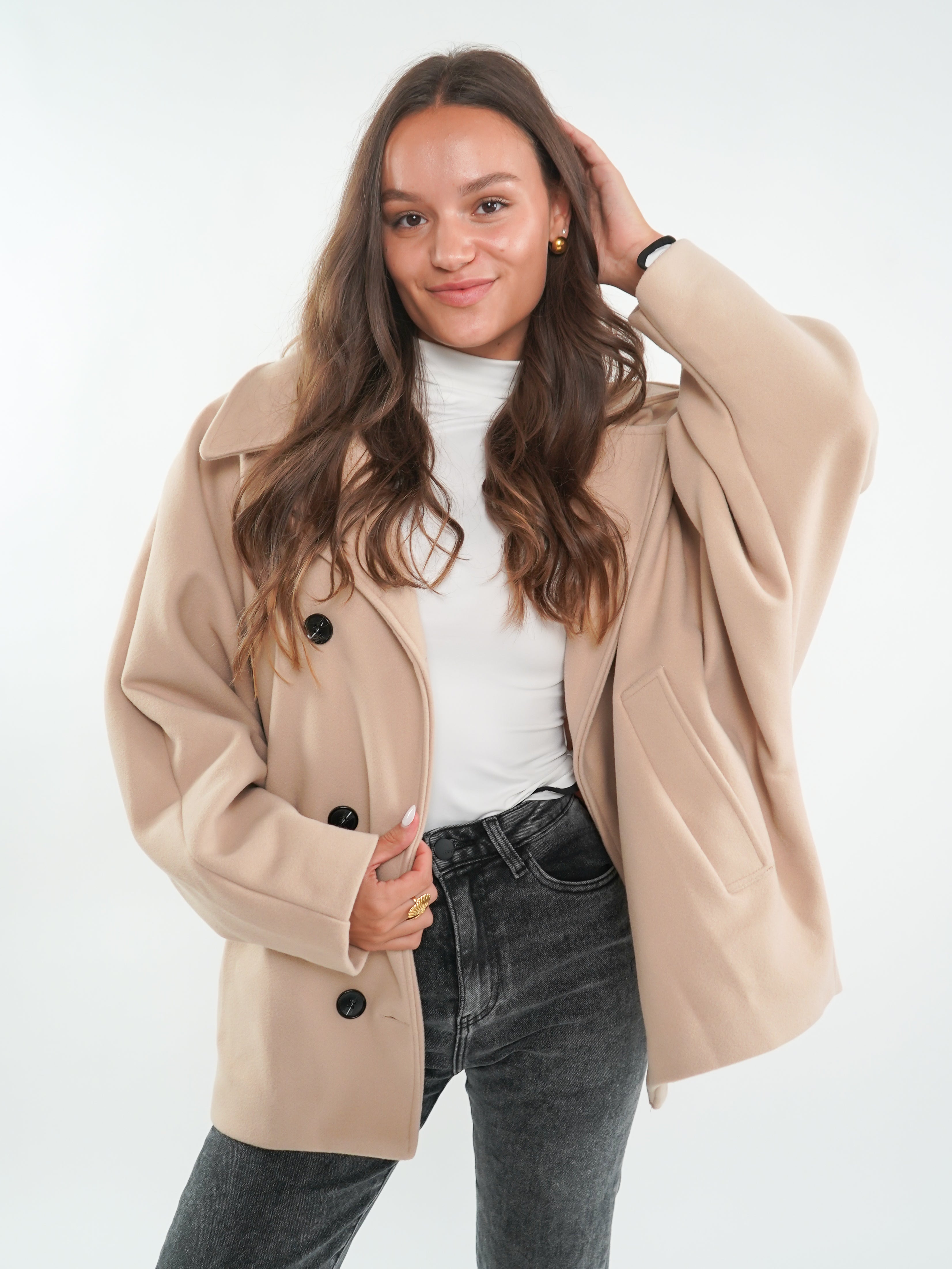 Classic Coat Kyra - Hellbraun