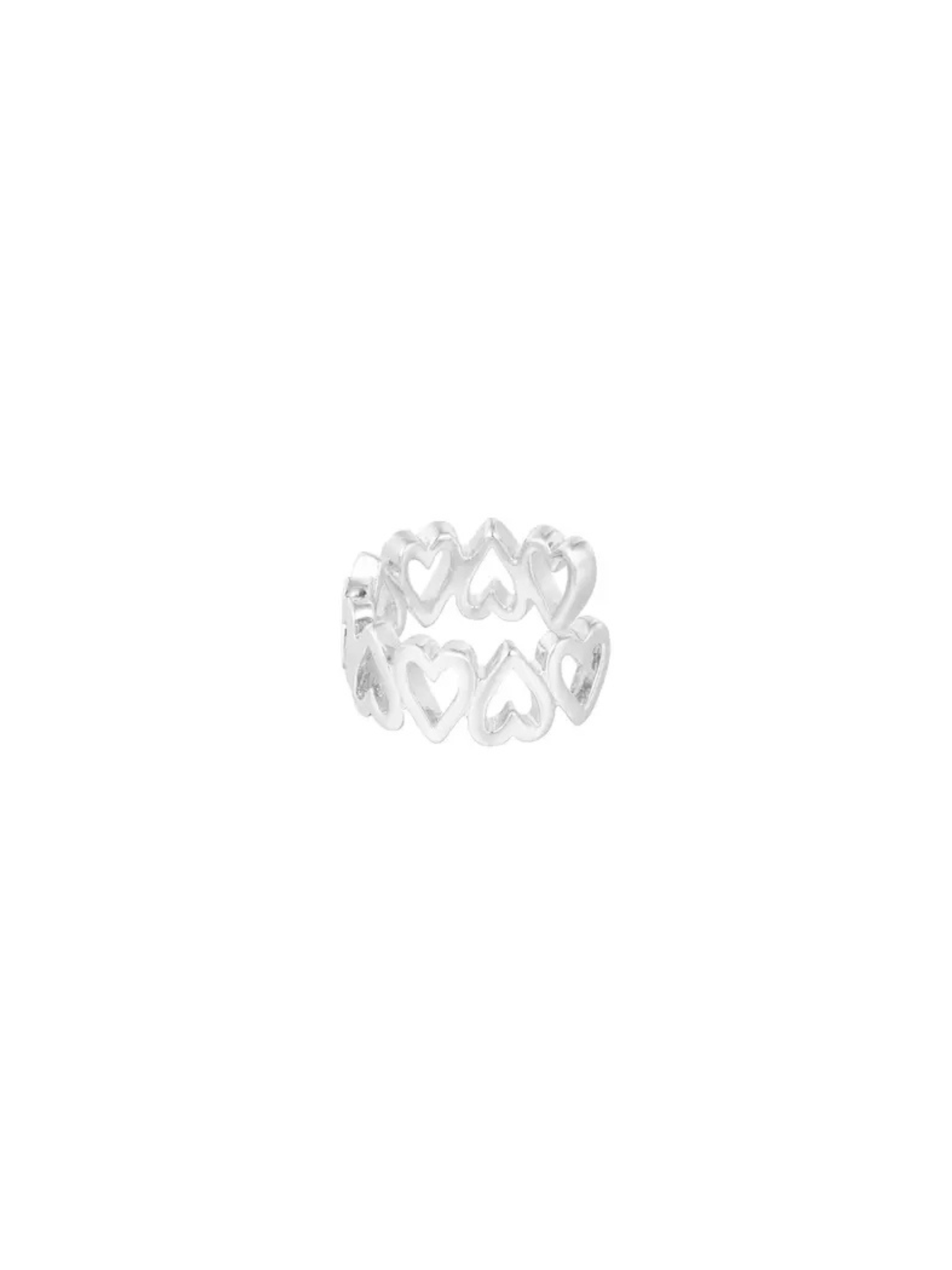 Heartfelt Ear Cuff - Gold Silber