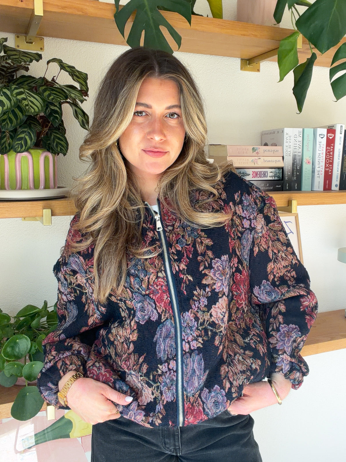 Bomberjacke Wild Flower