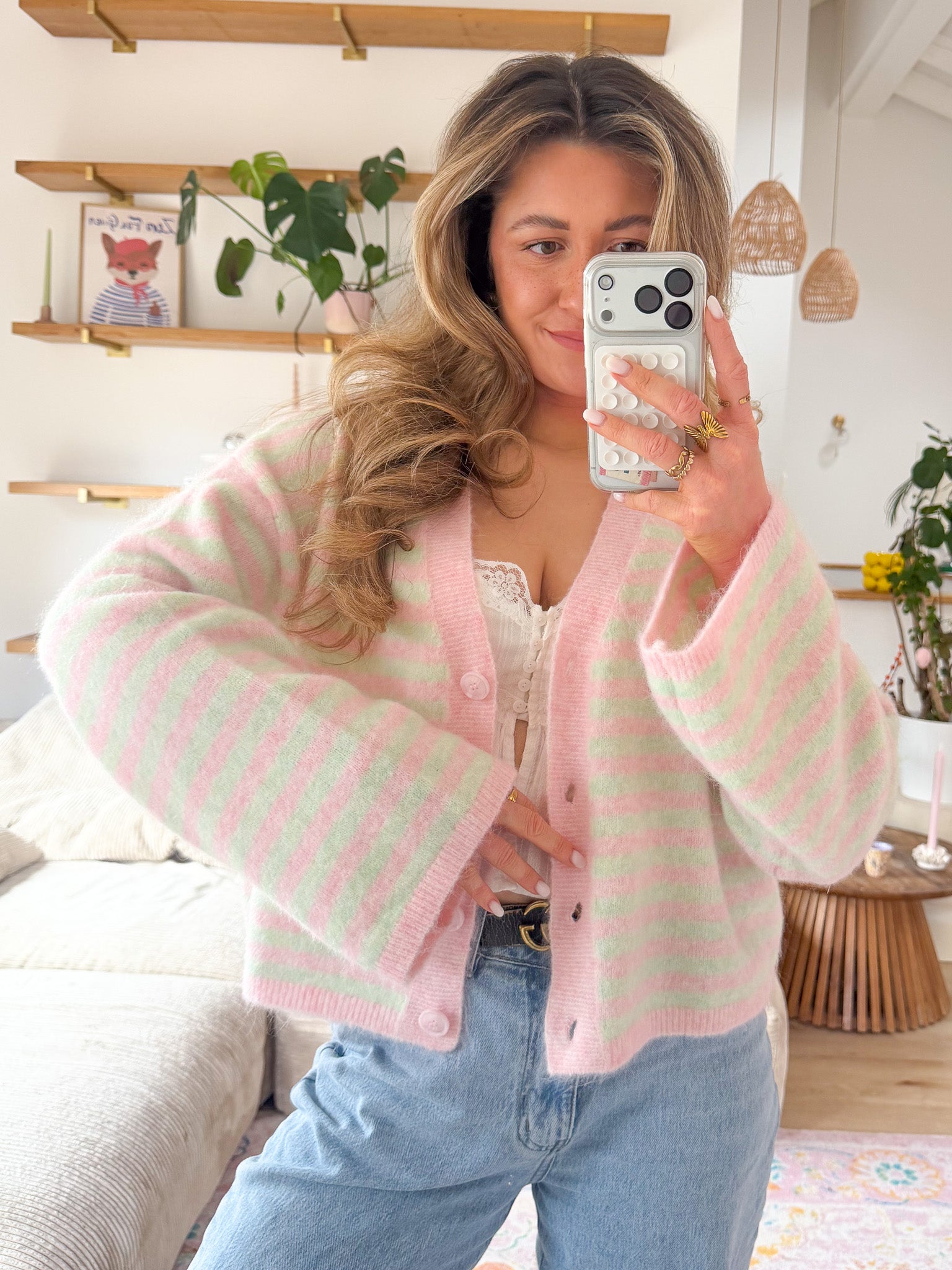 #Farbe_Rosa mit Grün