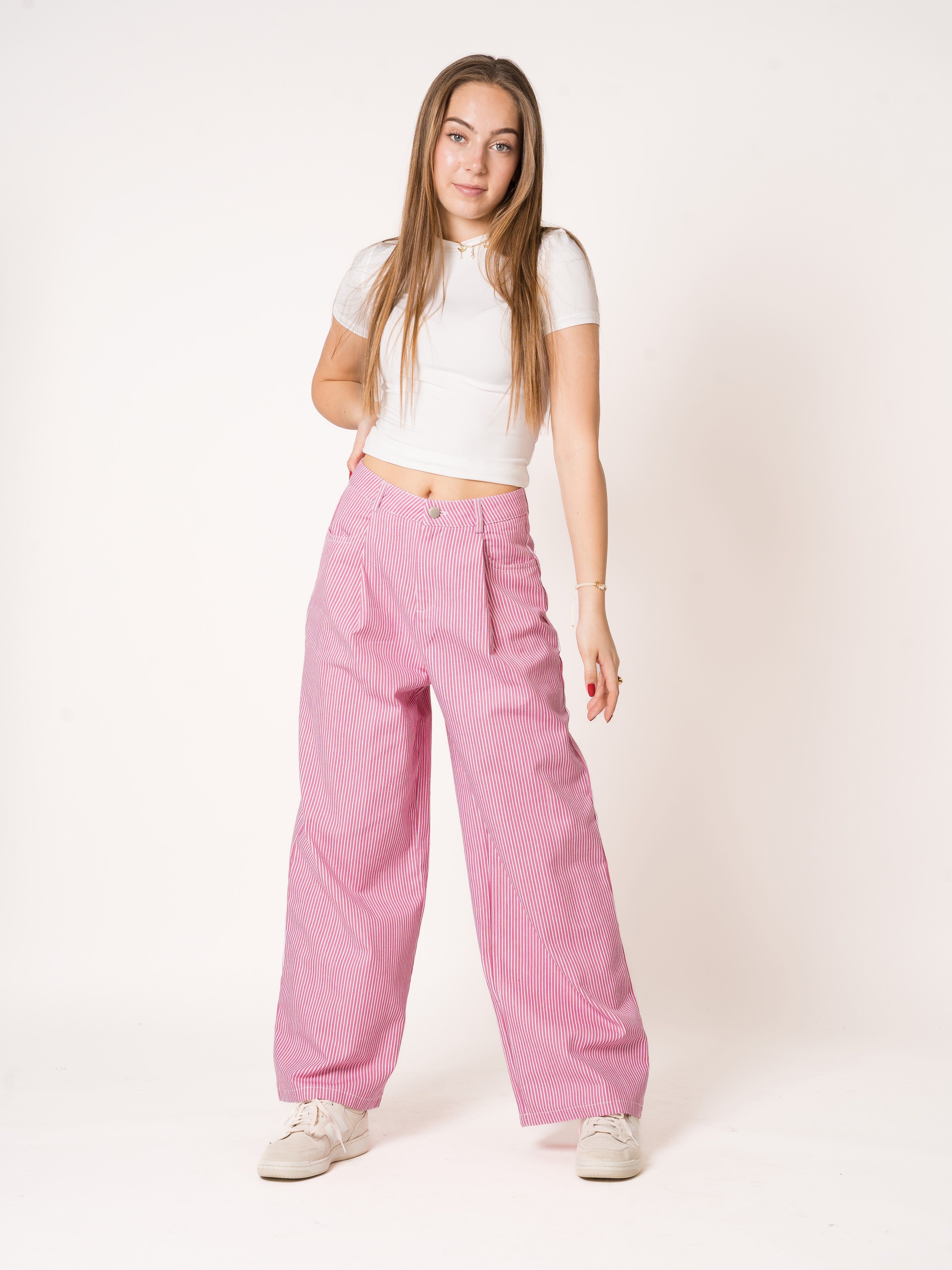 Balloon Jeans Stripes