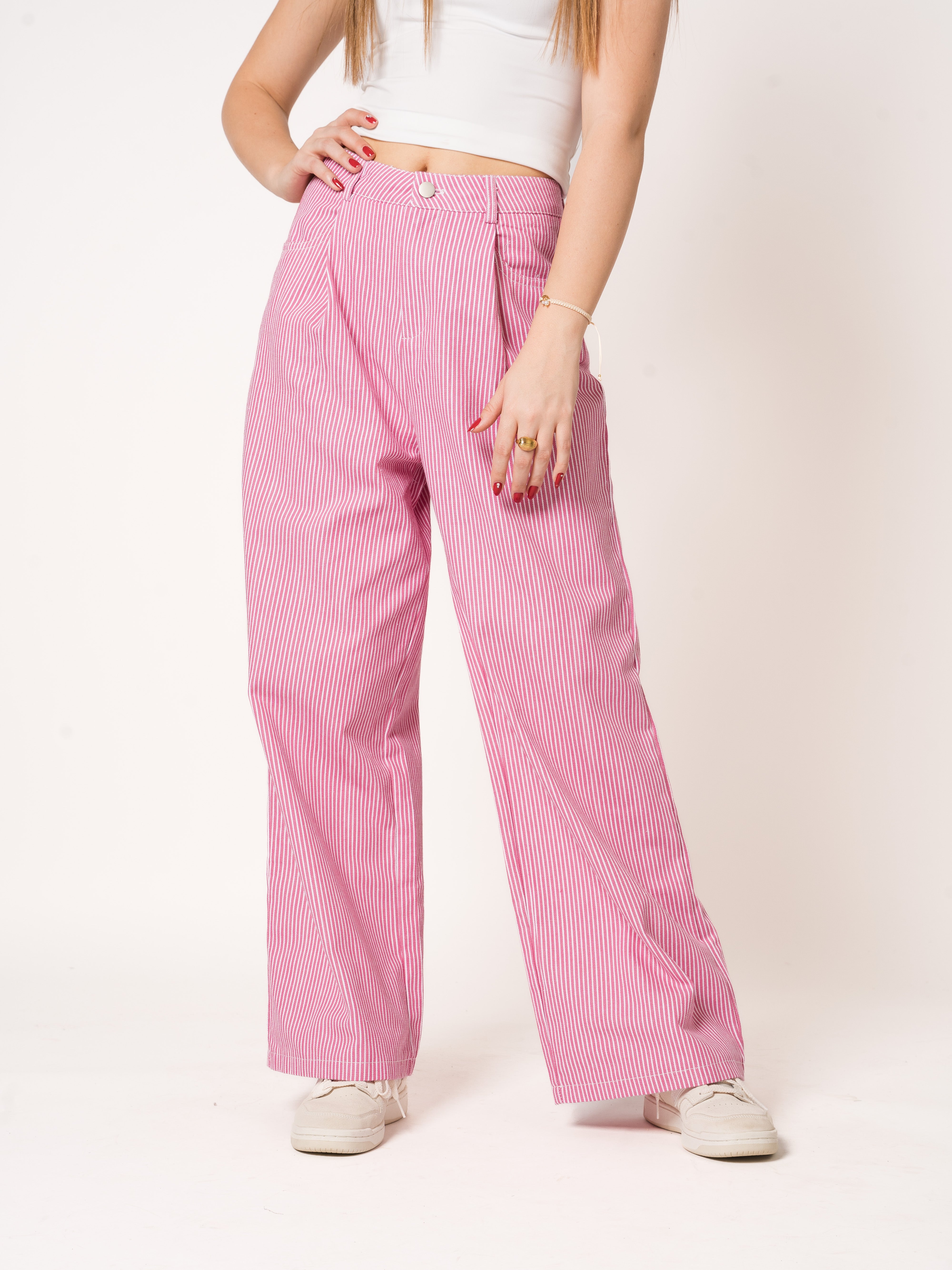 Balloon Jeans Stripes