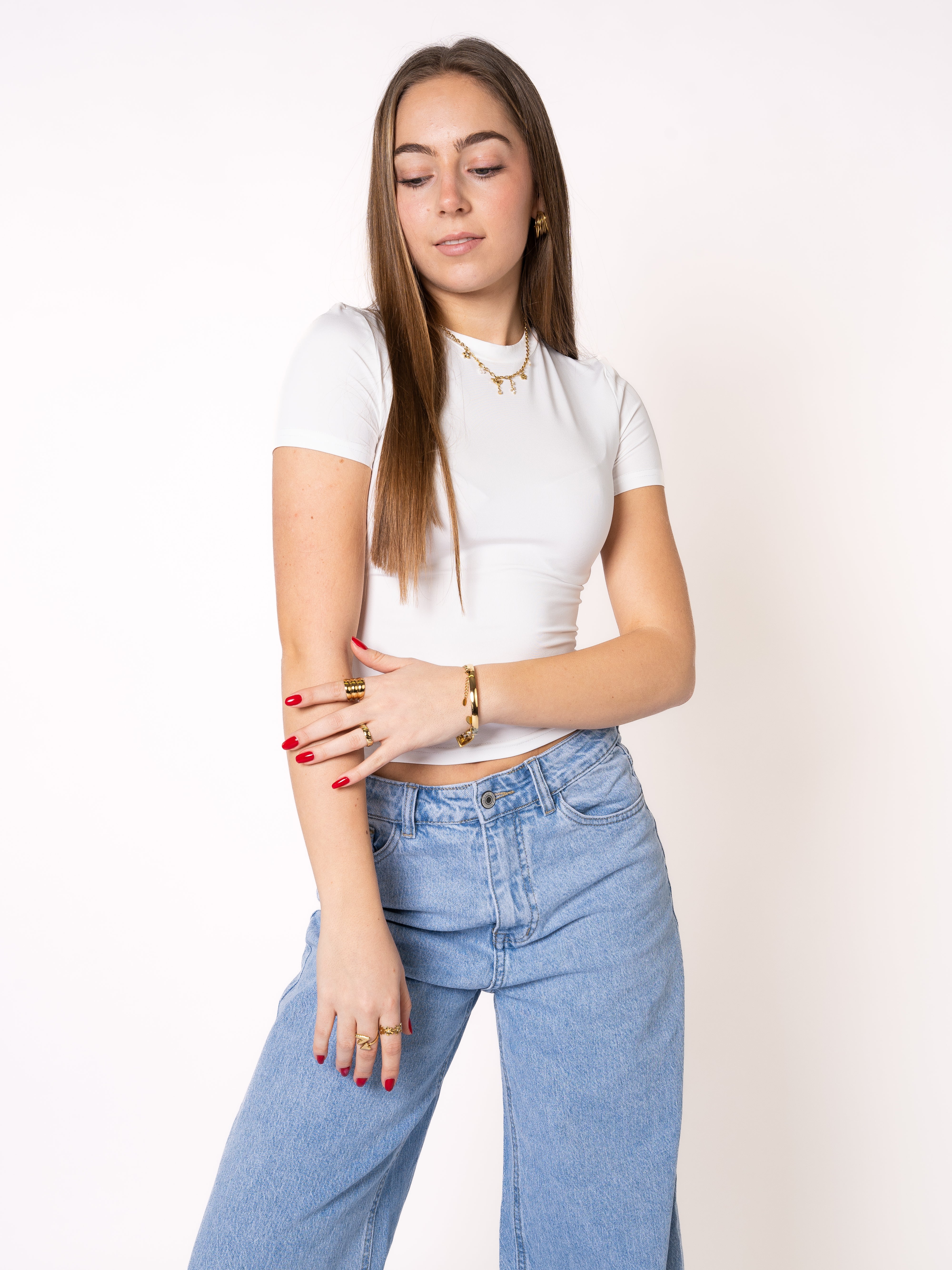 Classic Basic T-Shirt - Weiß