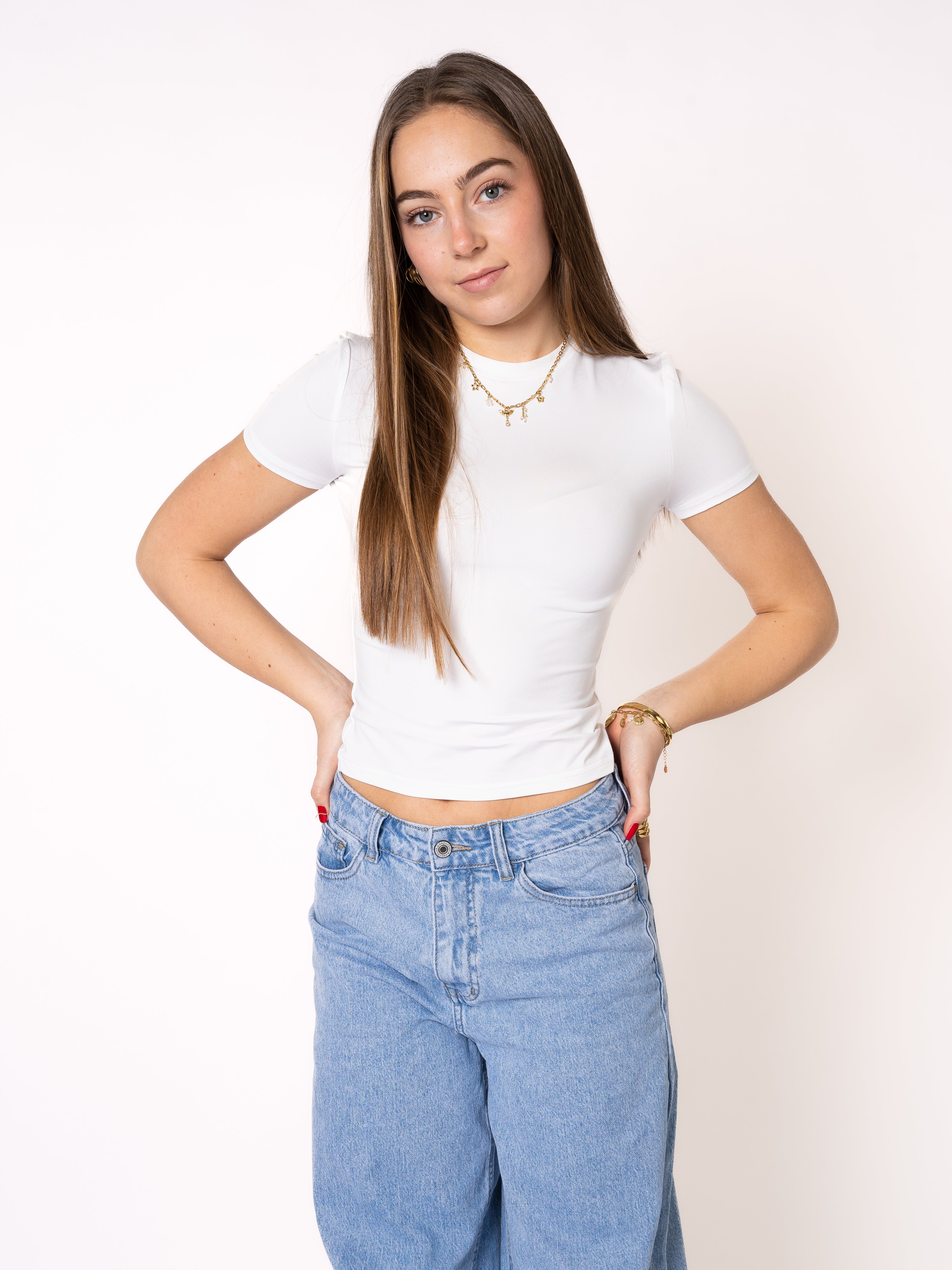 Classic Basic T-Shirt - Weiß