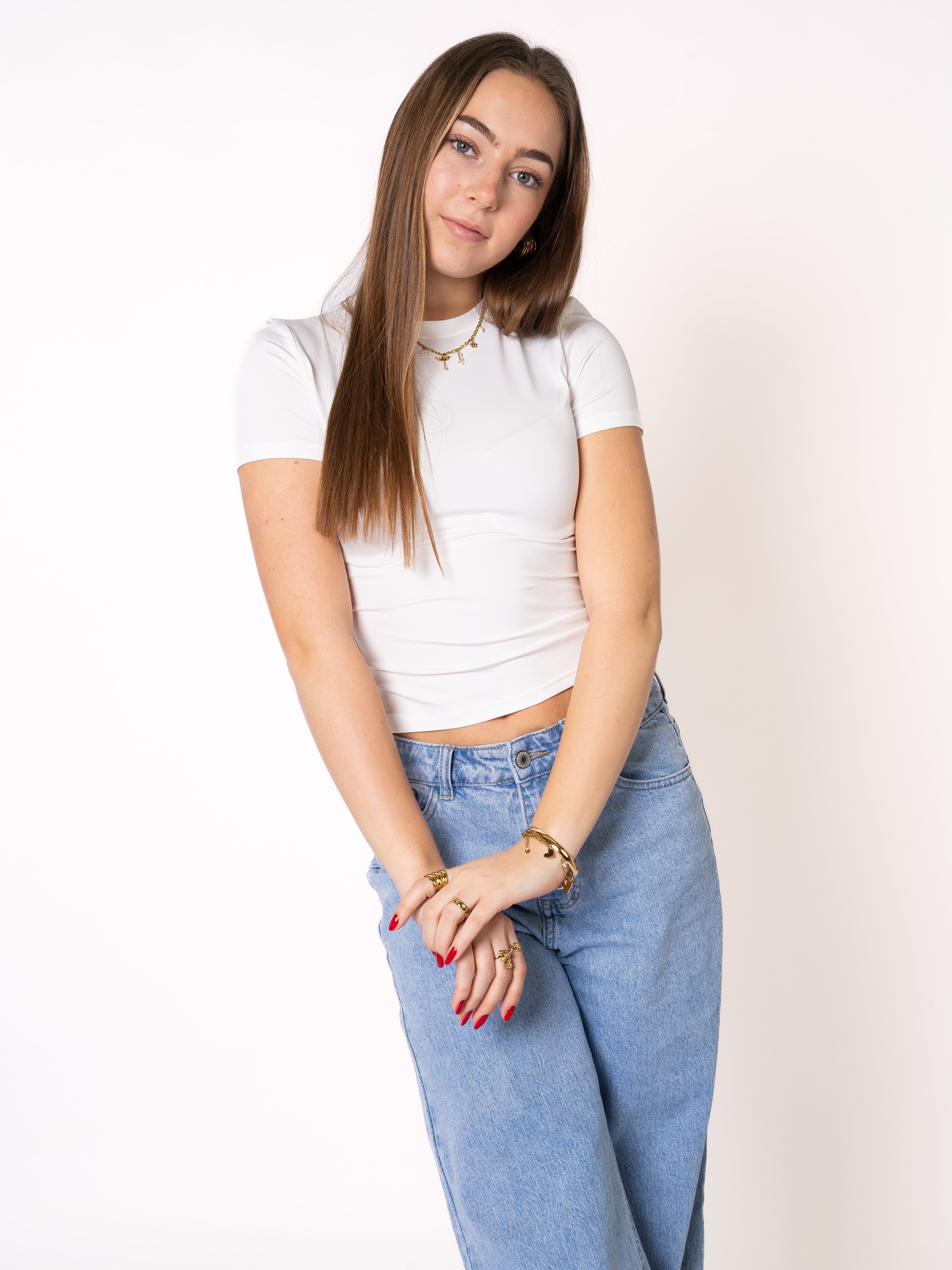 Classic Basic T-Shirt - Weiß