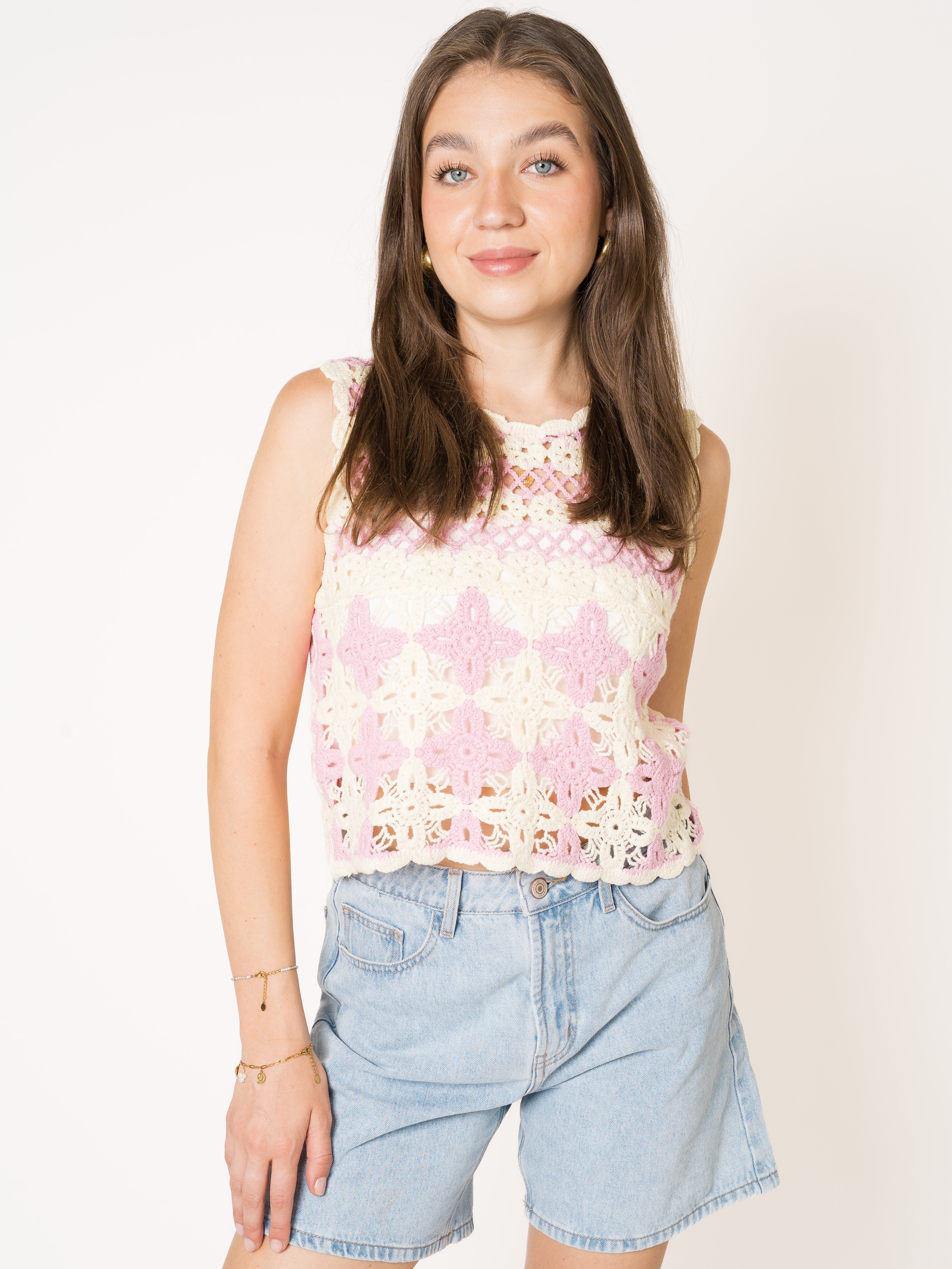 Full Bloom Crochet Top