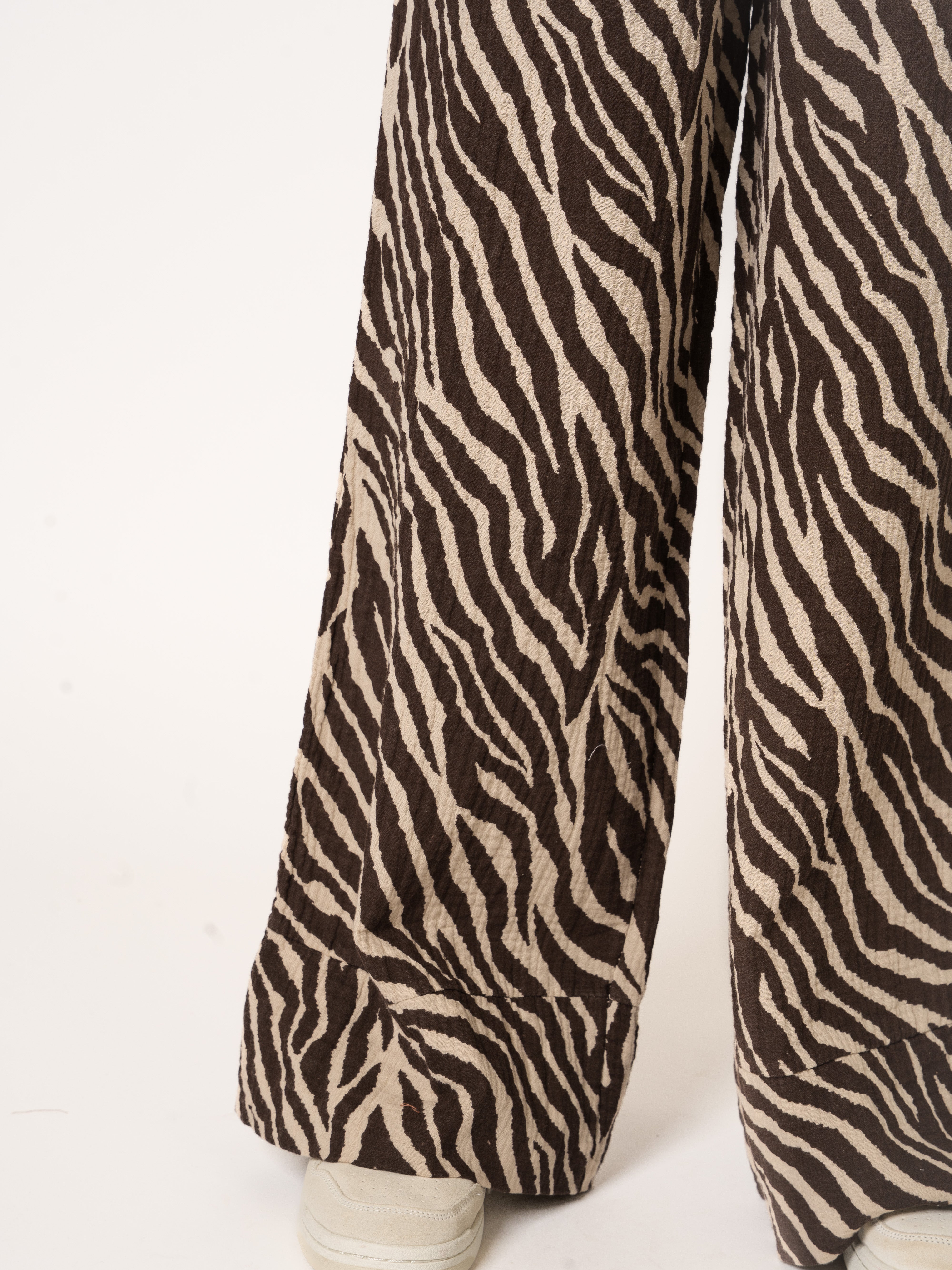 LUCKY DEAL 1661 Musselinhose Zebra - Dunkelbraun - vom Umtausch ausgeschlossen -
